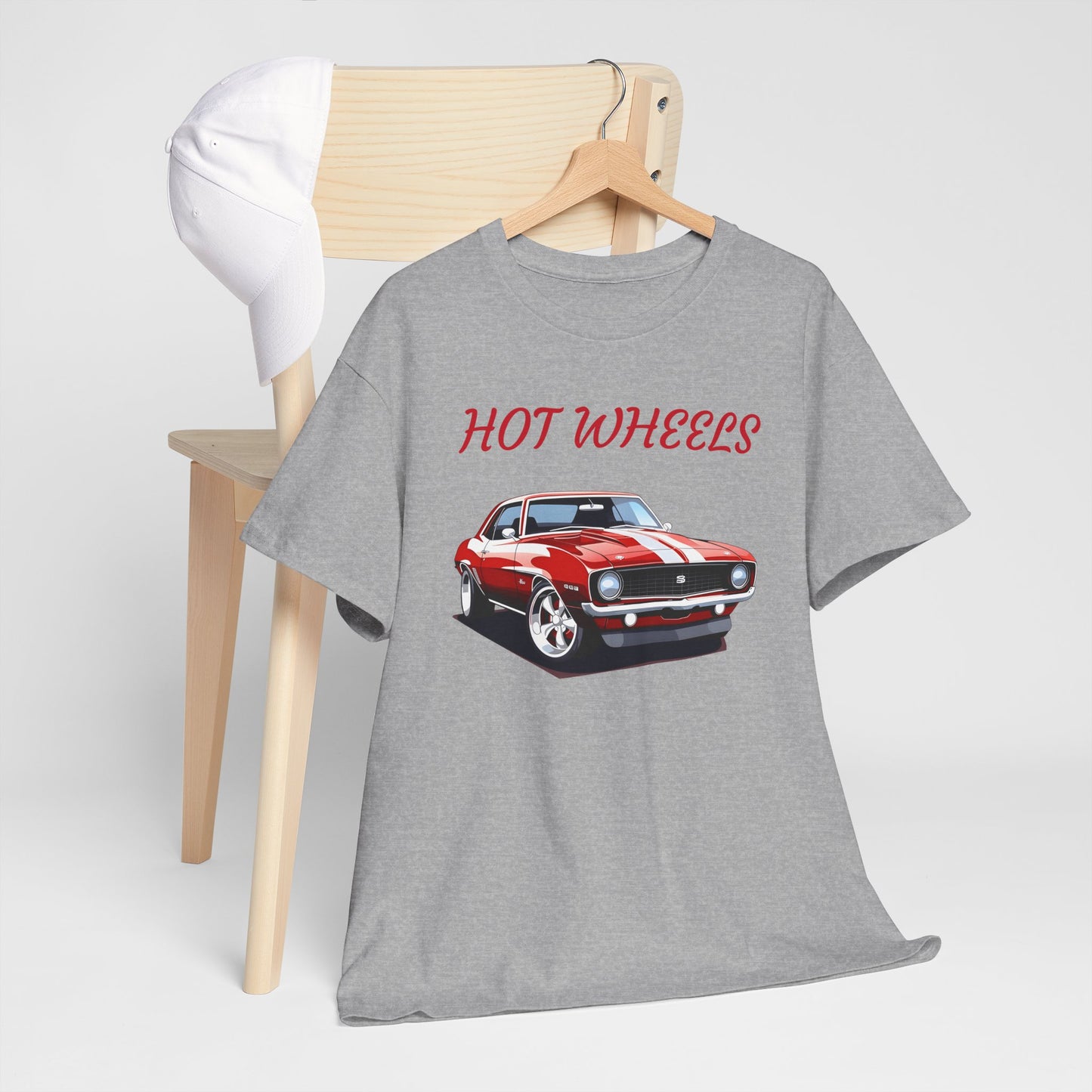 Princess Grace Hot Wheels Graphic Unisex Heavy Cotton Tee Perfect for Car Enthusiasts