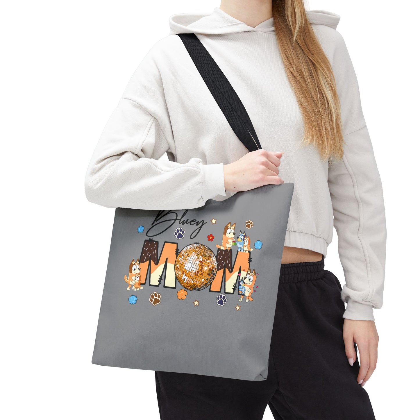 Princess Grace Bluey Mom Tote Bag Stylish Pet Lover Gift with Fun Design