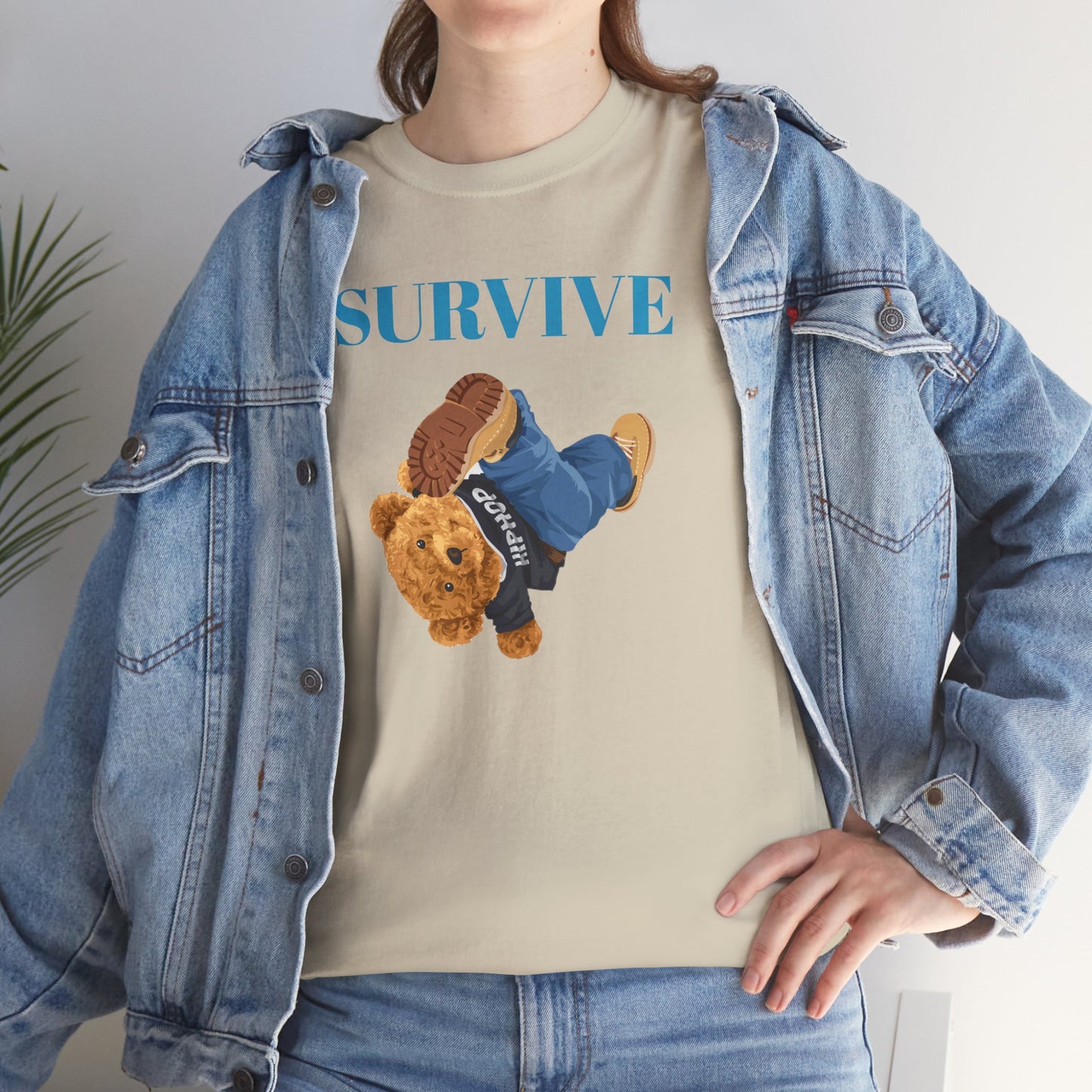 Princess Grace Survive Graphic Unisex Heavy Cotton Tee