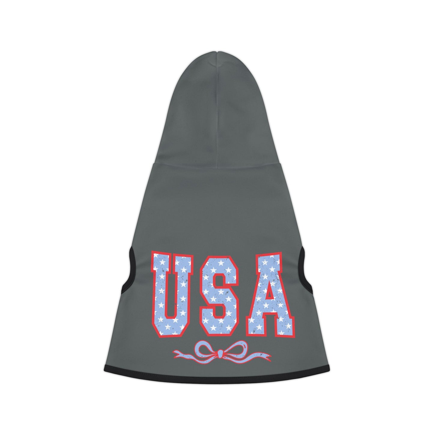 Princess Grace USA Stars & Stripes Pet Hoodie Stylish Dog Sweater for Festivals & Holidays