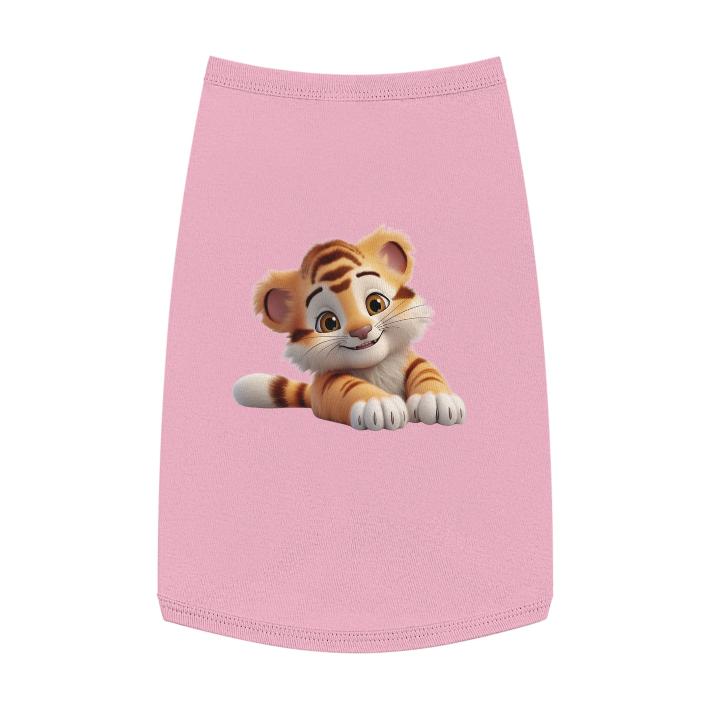 Princess Grace CUTE Tiger Print Pet Tank Top Fun Summer Outfit for Cats and Small Dogs