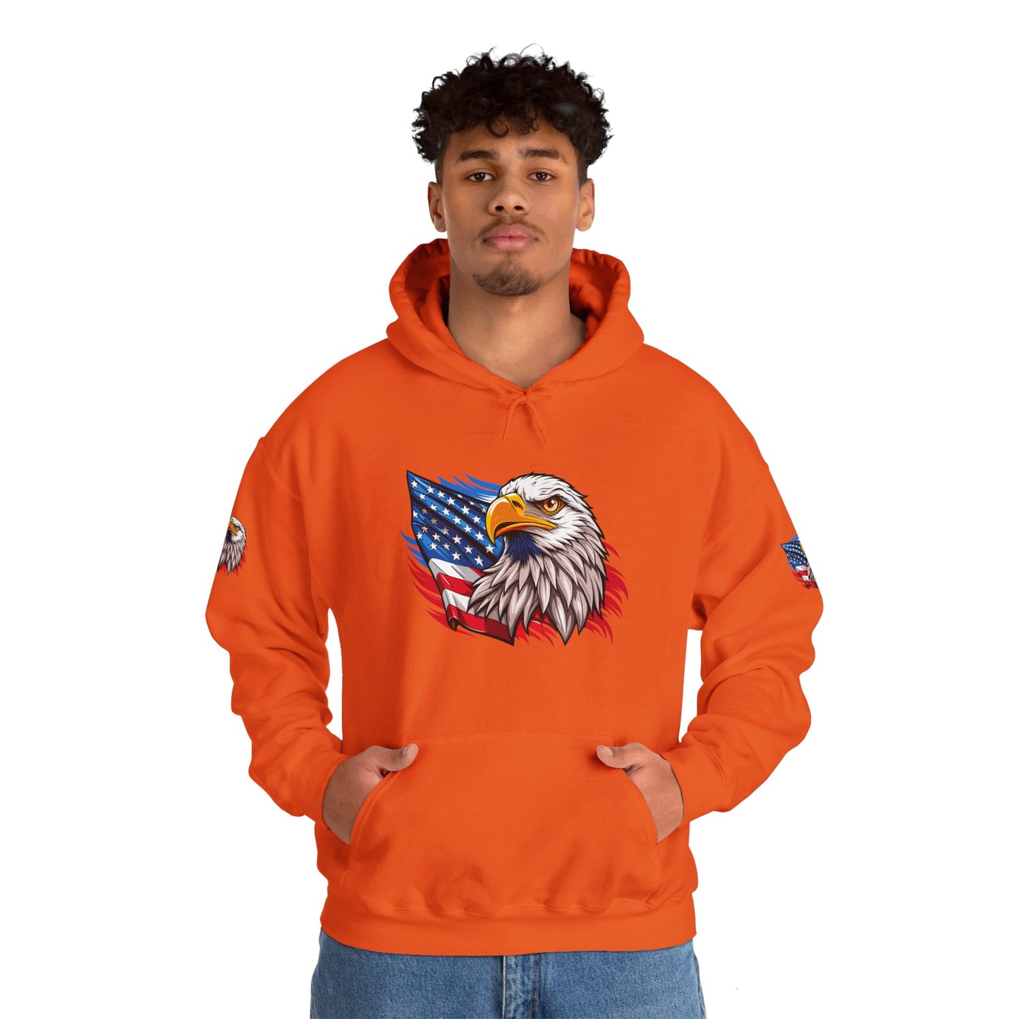 Princess Grace Patriotic Eagle Unisex Heavy Blend Hoodie