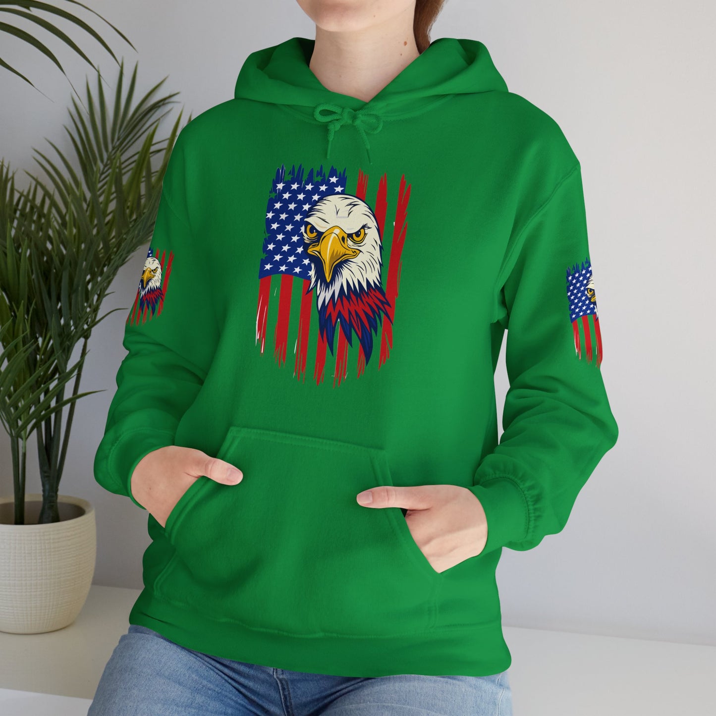 Princess Grace Patriotic Eagle Unisex Heavy Blend Hoodie
