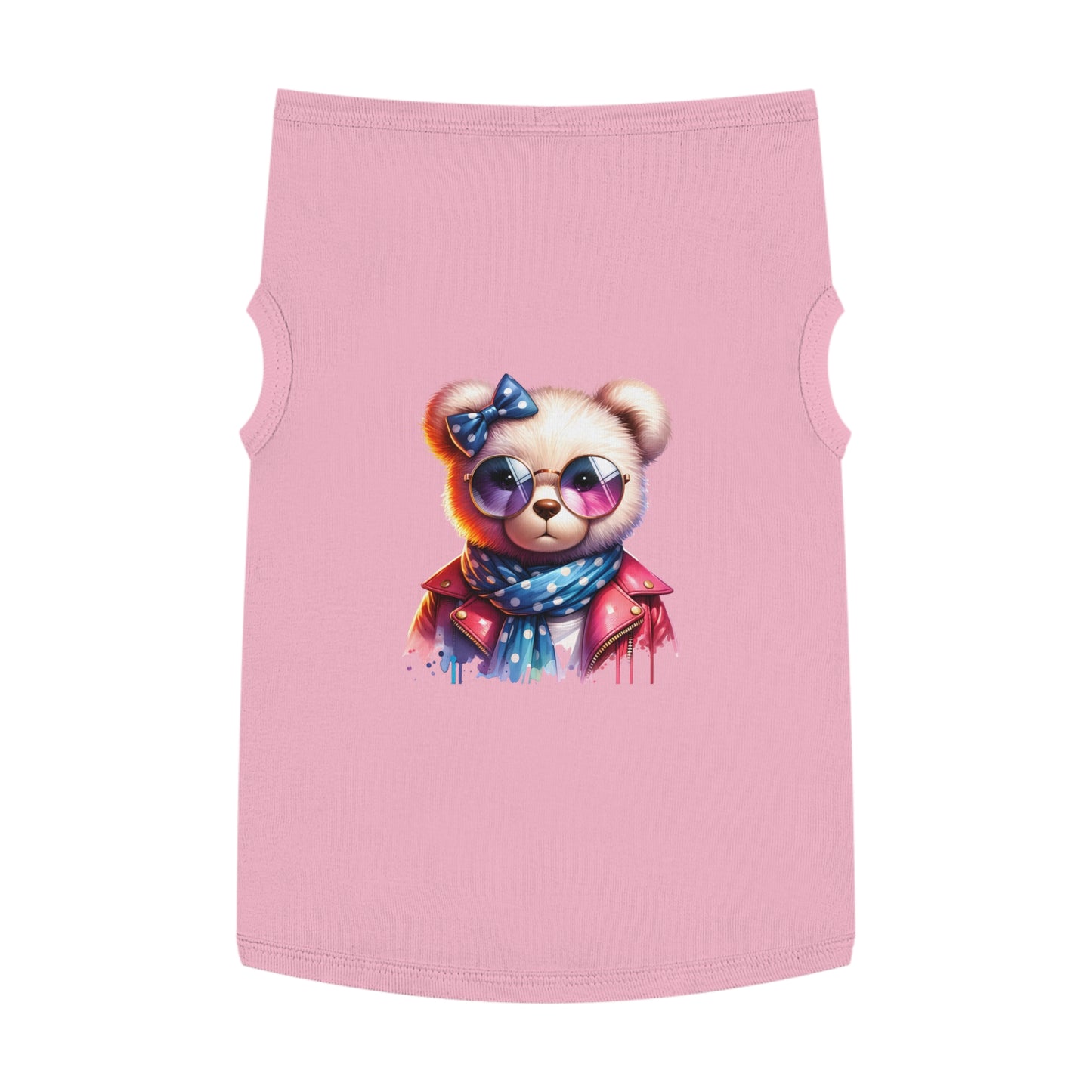 Princess Grace CUTE Trendy Pet Tank Top with Stylish Bear Design