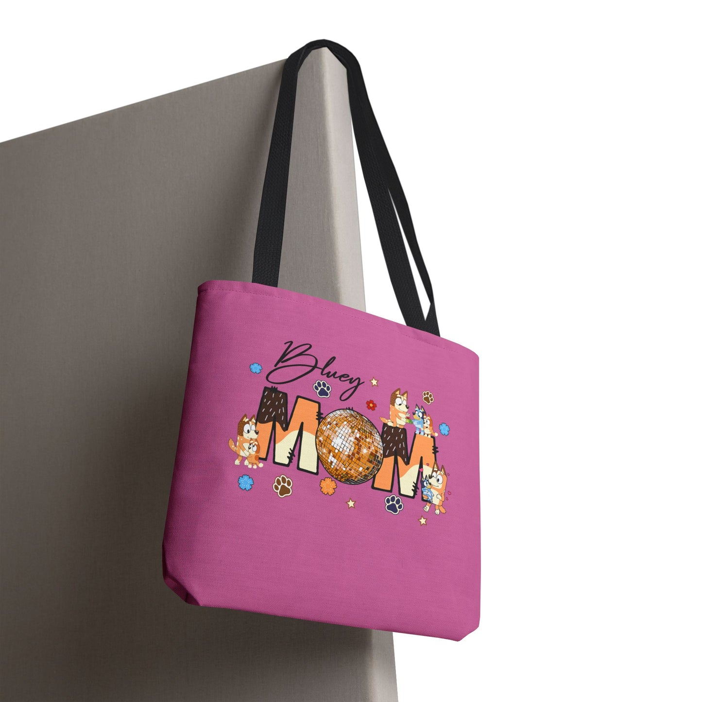 Princess Grace Bluey Mom Tote Bag ideal Gift for Dog Lovers