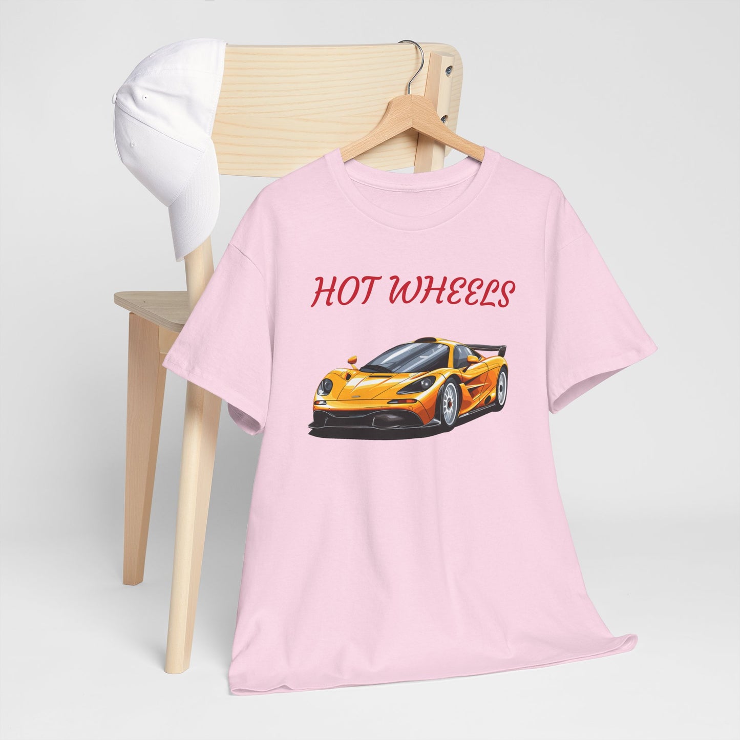 Princess Grace Hot Wheels Unisex Heavy Cotton Tee Cool Car Graphic T-Shirt for Enthusiasts