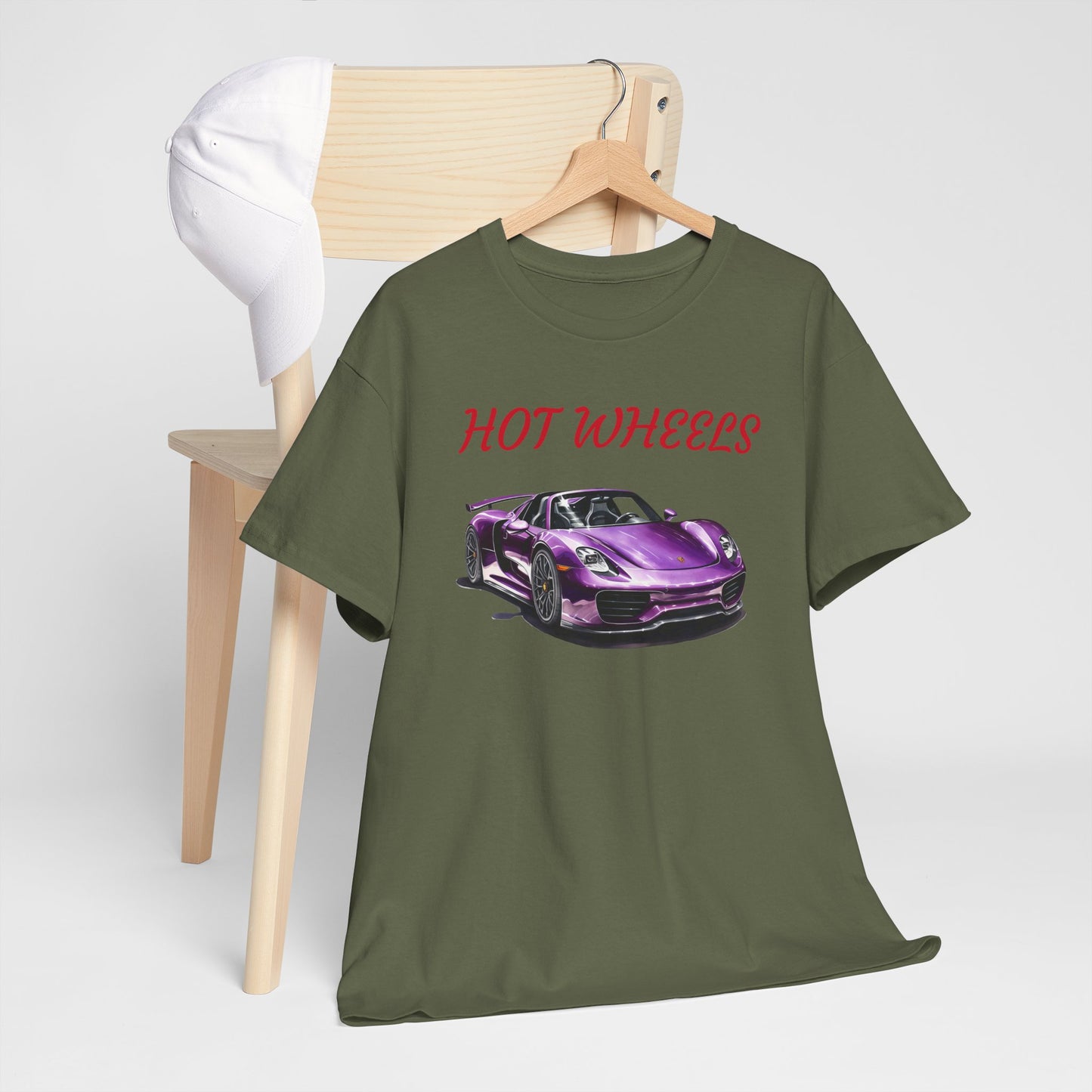 Princess Grace Hot Wheels Unisex Heavy Cotton Tee Perfect for Car Enthusiasts