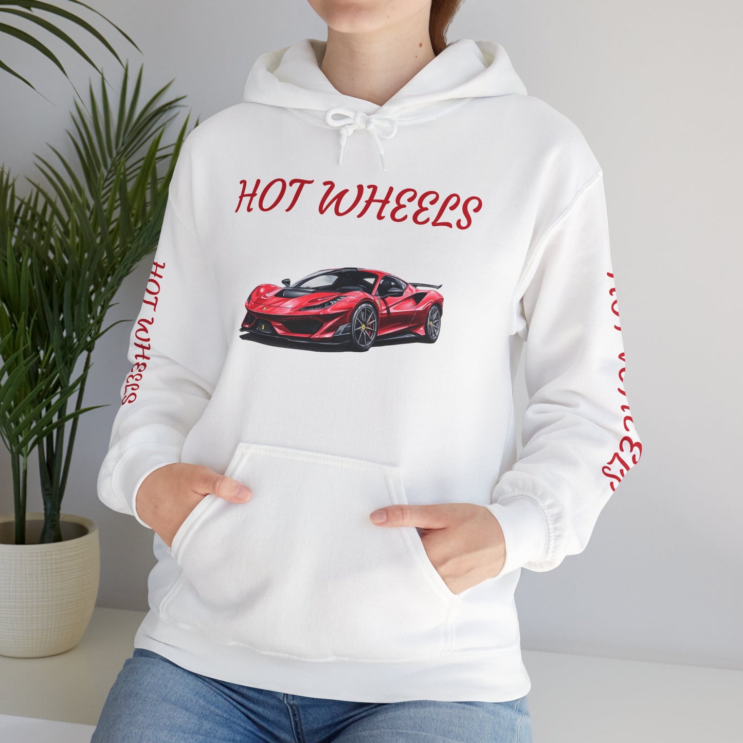 Princess Grace Hot Wheels Unisex Heavy Blend Hooded Sweatshirt Perfect for Car Enthusiasts and Collectors