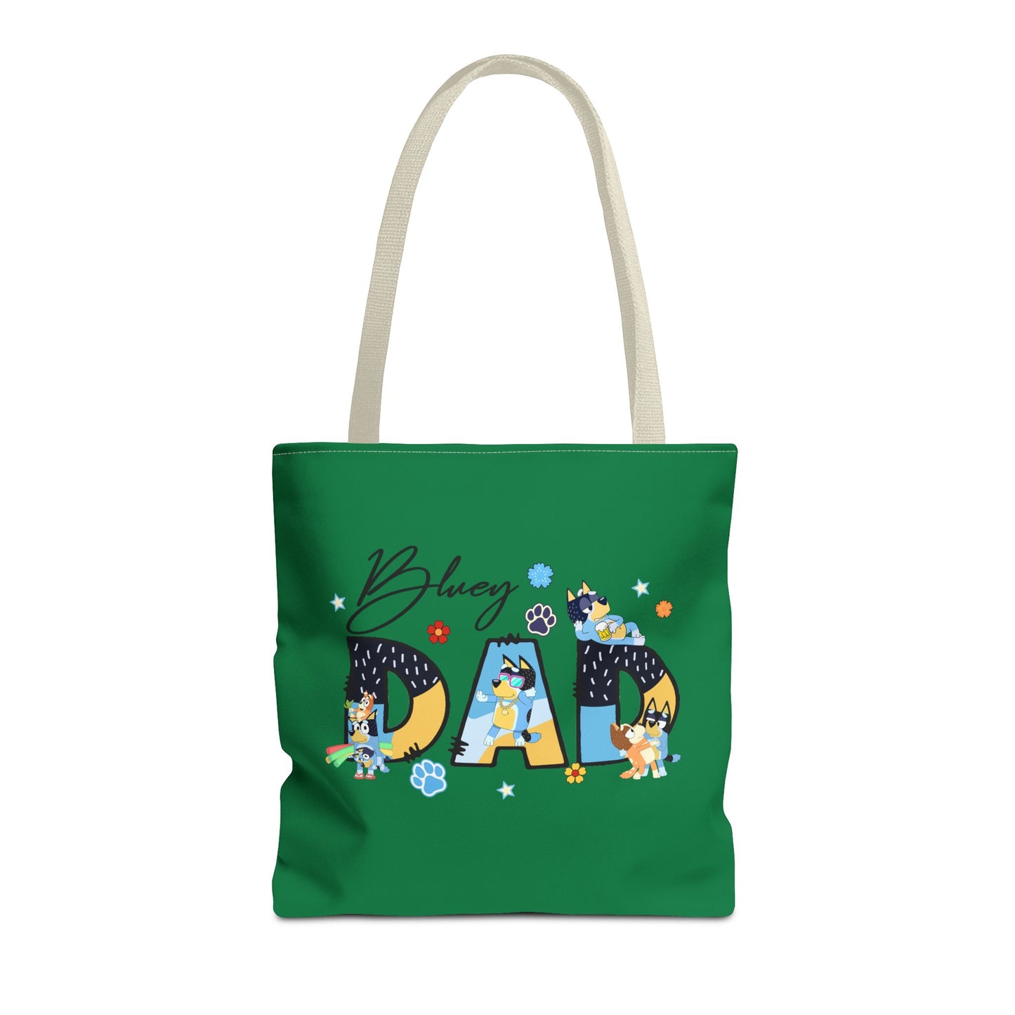 Princess Grace Bluey Dad Tote Bag Fun & Functional Gift for Dog Lovers