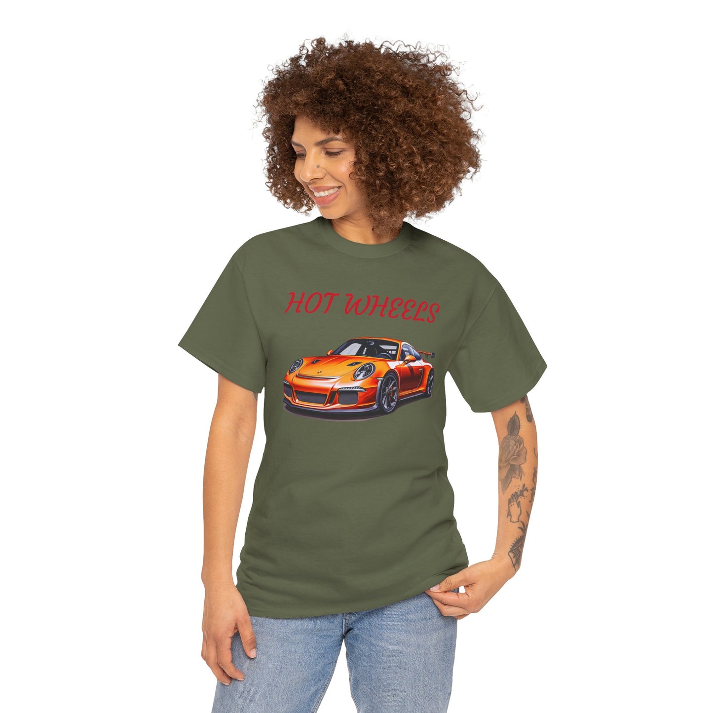 Princess Grace Hot Wheels Unisex Heavy Cotton Tee Perfect for Car Enthusiasts