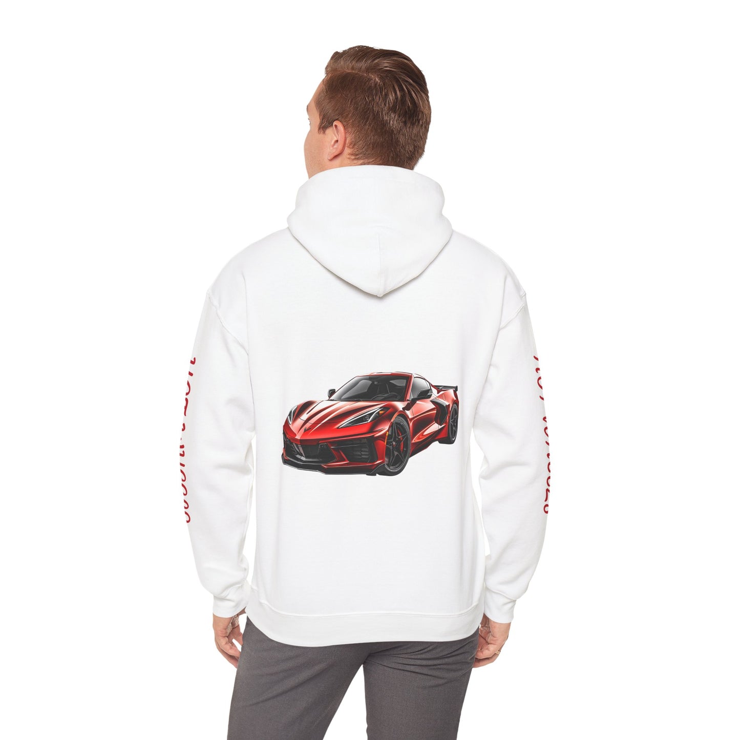 Princess Grace Hot Wheels Unisex Hooded Sweatshirt Stylish Car Graphic Sweatshirt for Car Enthusiasts