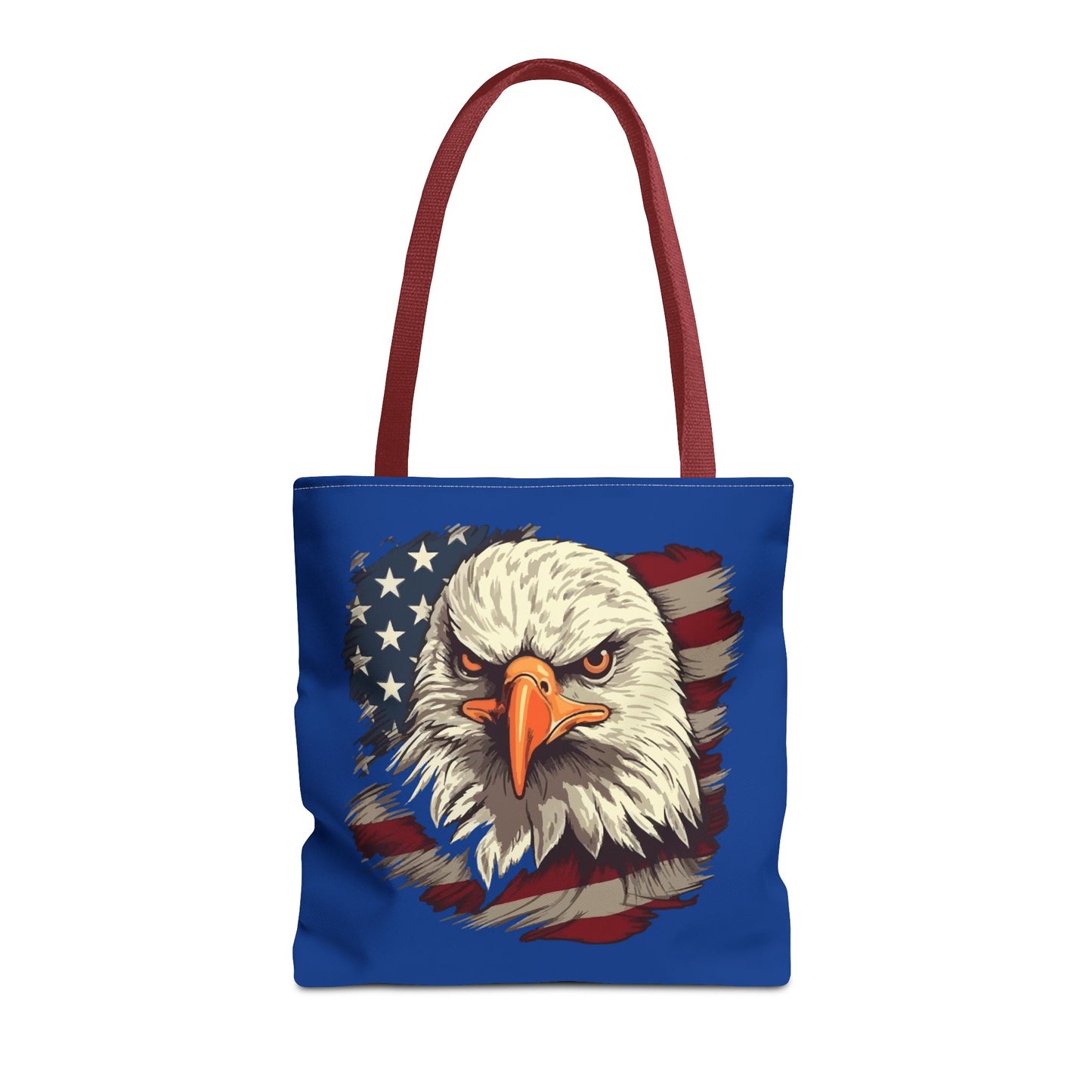 Princess Grace Patriotic Eagle Tote Bag American Flag Design