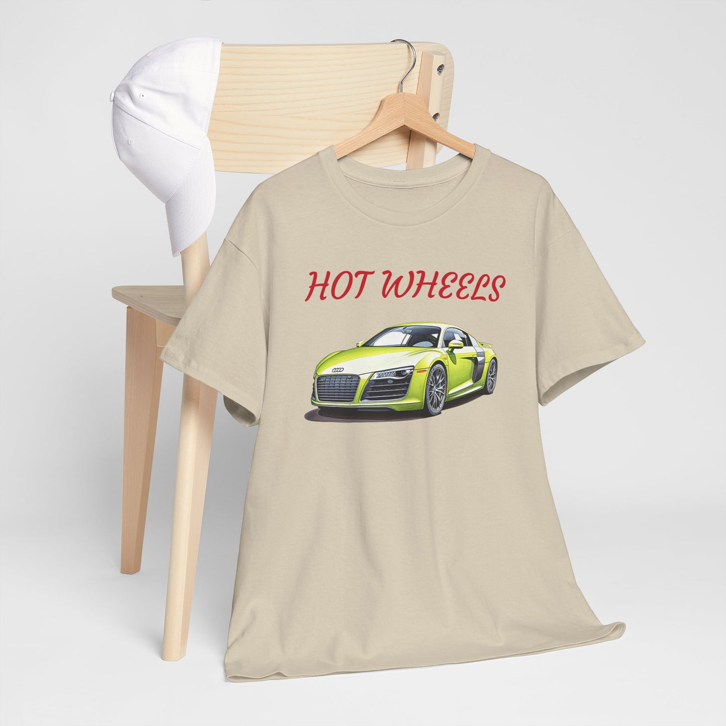 Princess Grace Cool Hot Wheels Unisex Heavy Cotton Tee Perfect for Car Enthusiasts