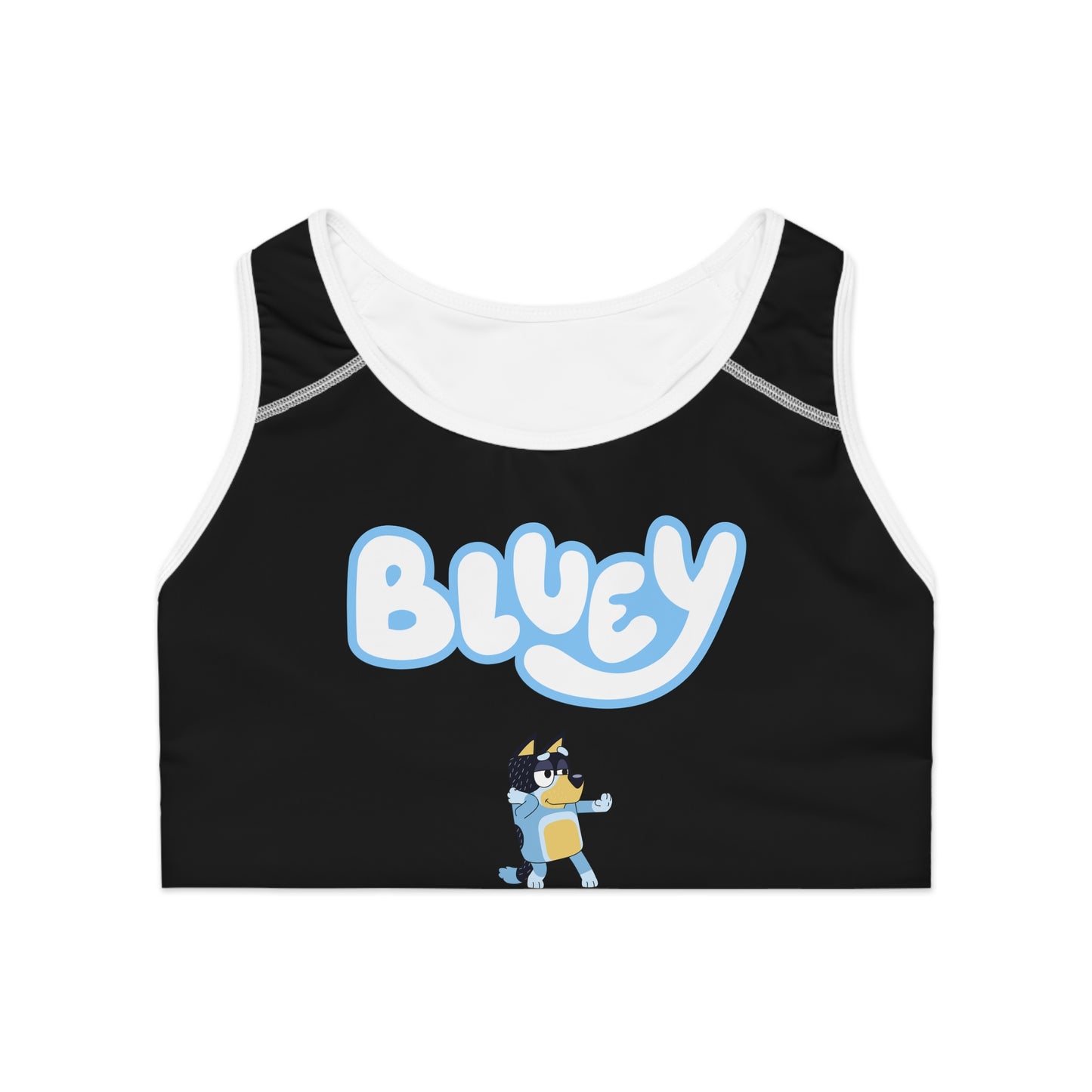 Princess Grace Bluey Sports Bra Fun and Functional Activewear for Fans