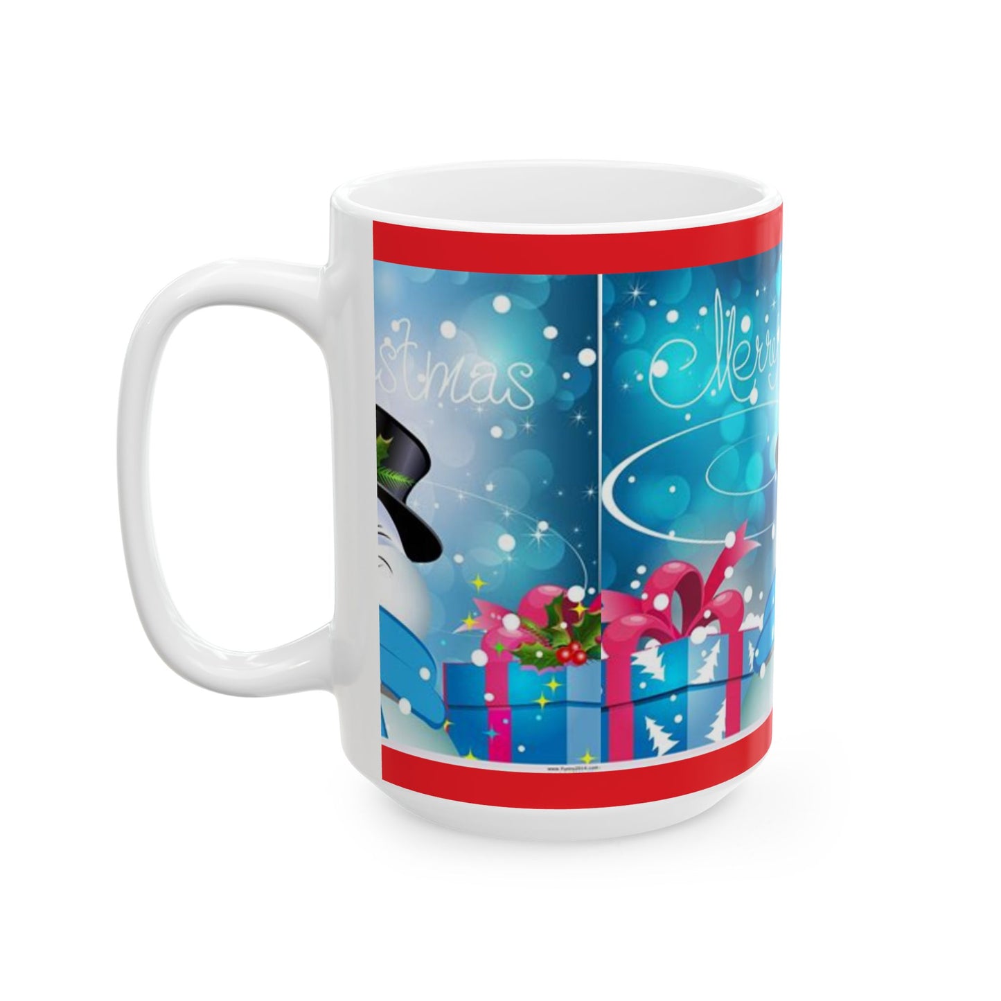 Princess Grace Festive Christmas Snowman Ceramic Mug 11oz & 15oz
