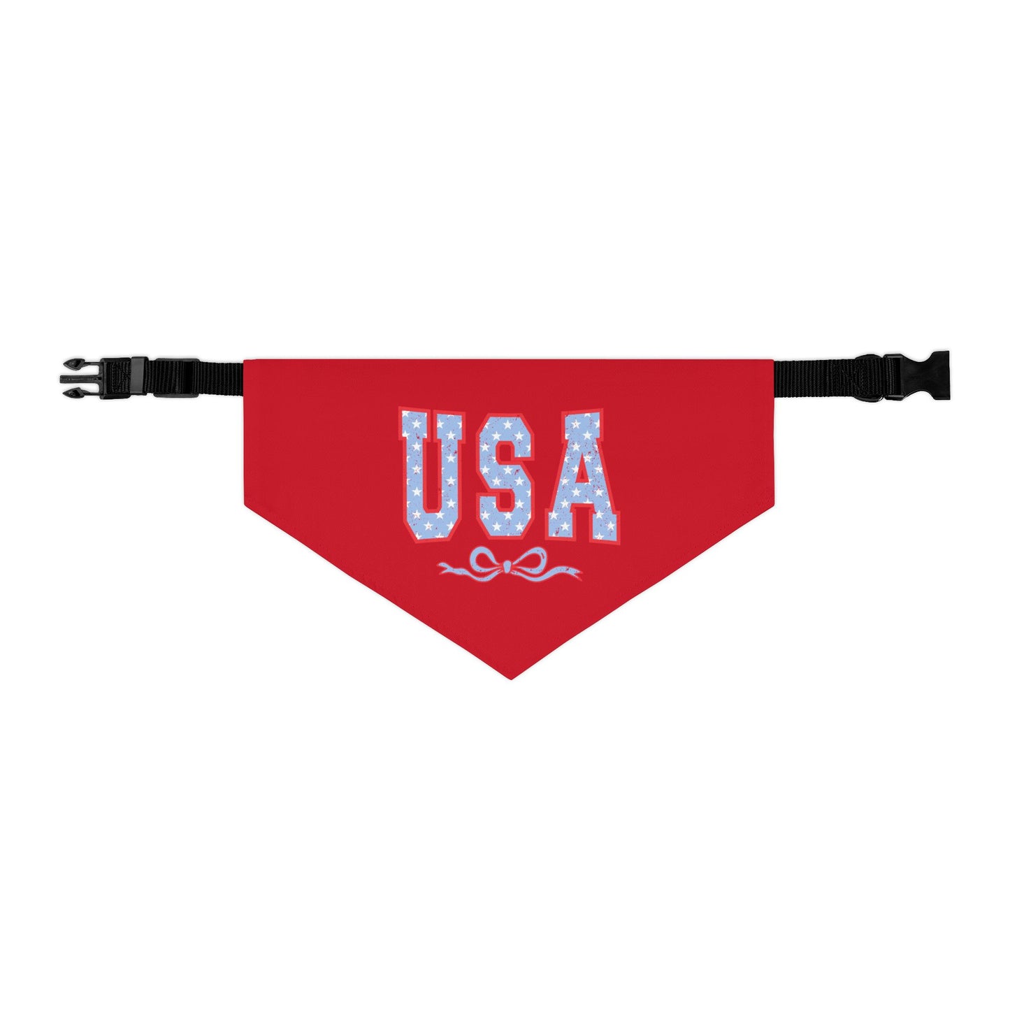 Princess Grace USA Pet Bandana Collar Patriotic Dog Accessory for Holidays & Celebrations