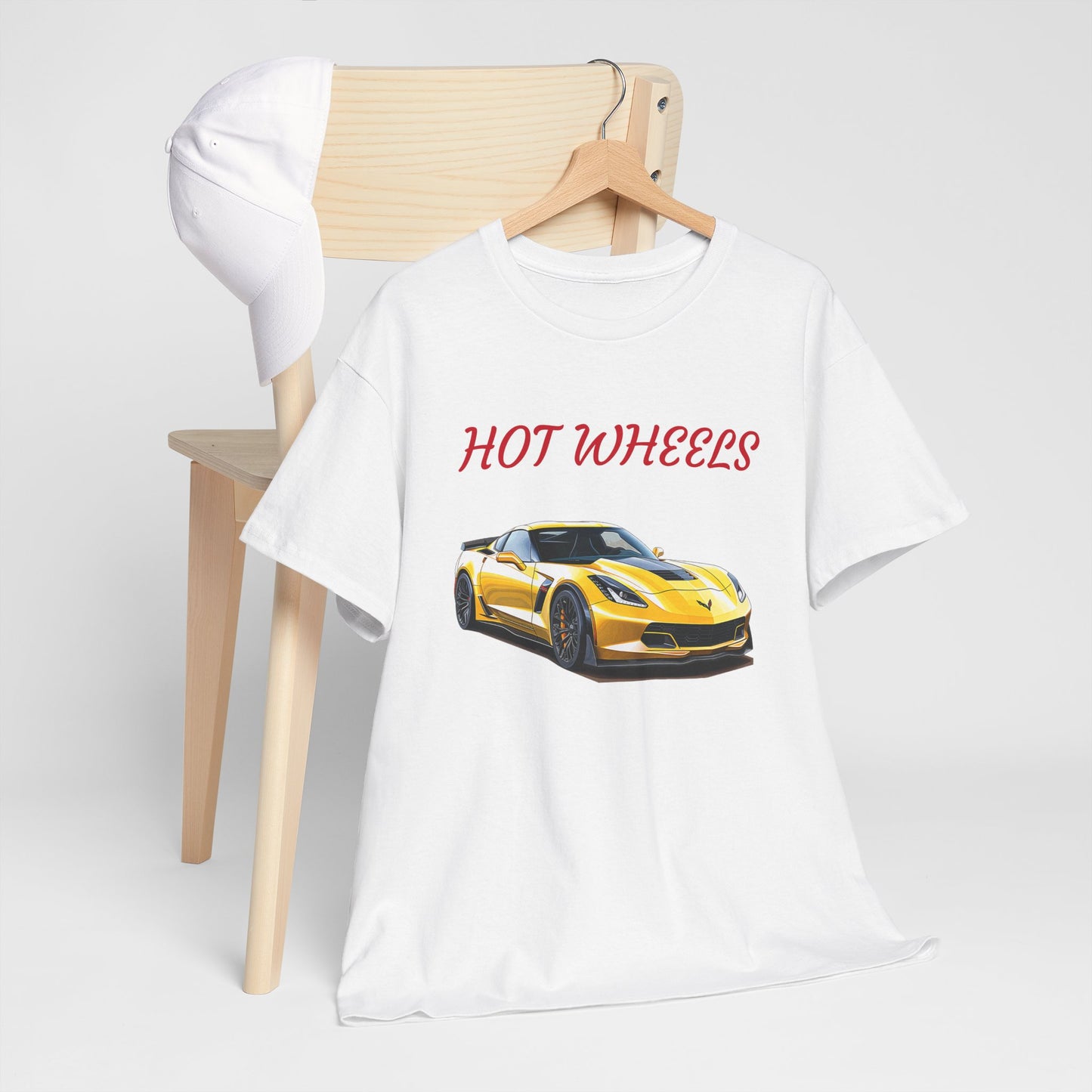 Princess Grace Hot Wheels Unisex Heavy Cotton Tee Sports Car Graphic T-Shirt