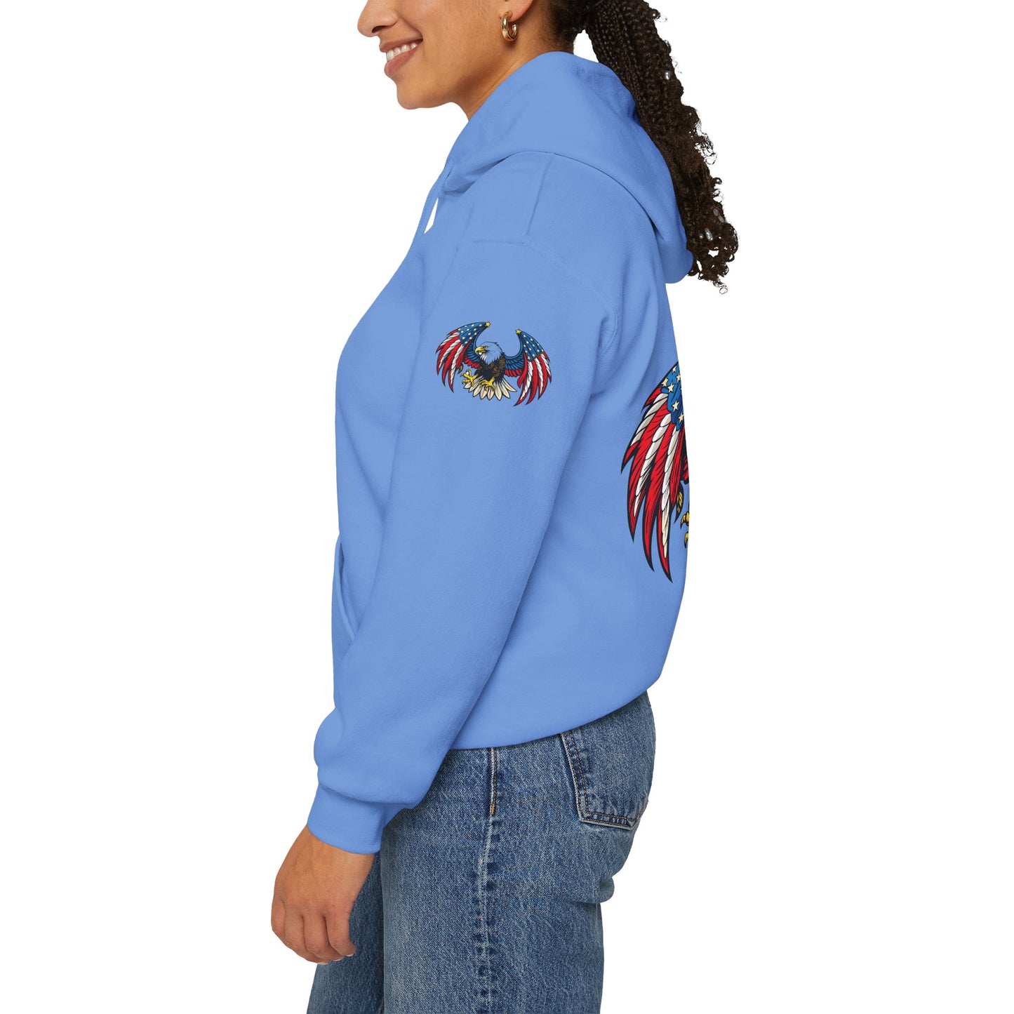 Princess Grace American Eagle Emblem Patriotic Unisex Hoodie
