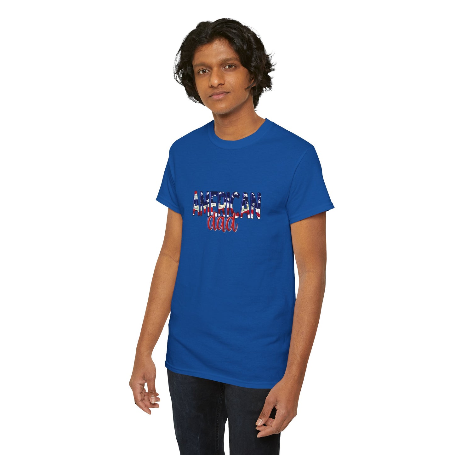 Princess Grace Patriotic American Dad Tee Unisex Heavy Cotton T-Shirt