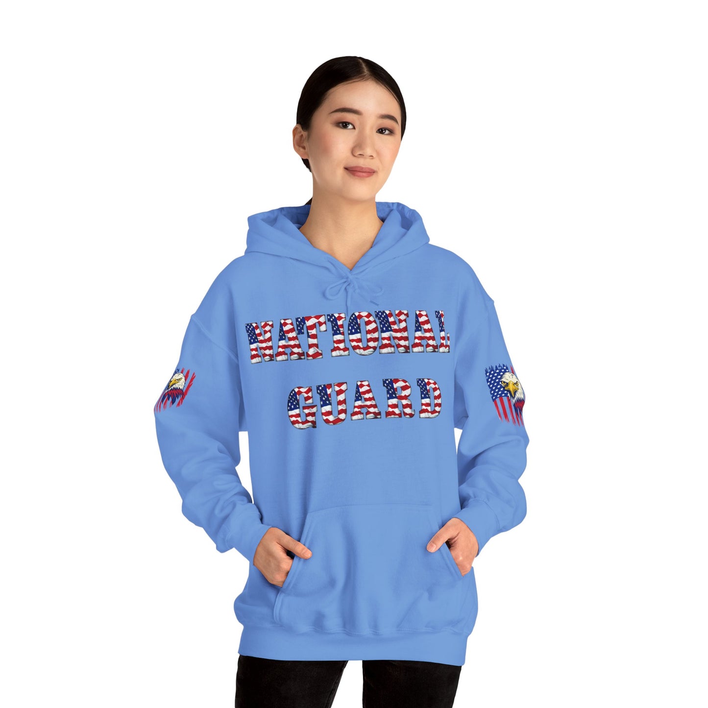 Princess Grace National Guard Patriotic Hoodie Unisex Heavy Blend Sweatshirt