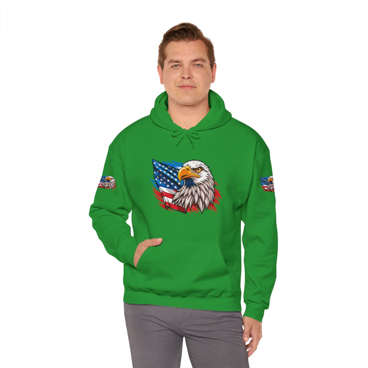 Princess Grace Patriotic Eagle Unisex Heavy Blend Hoodie