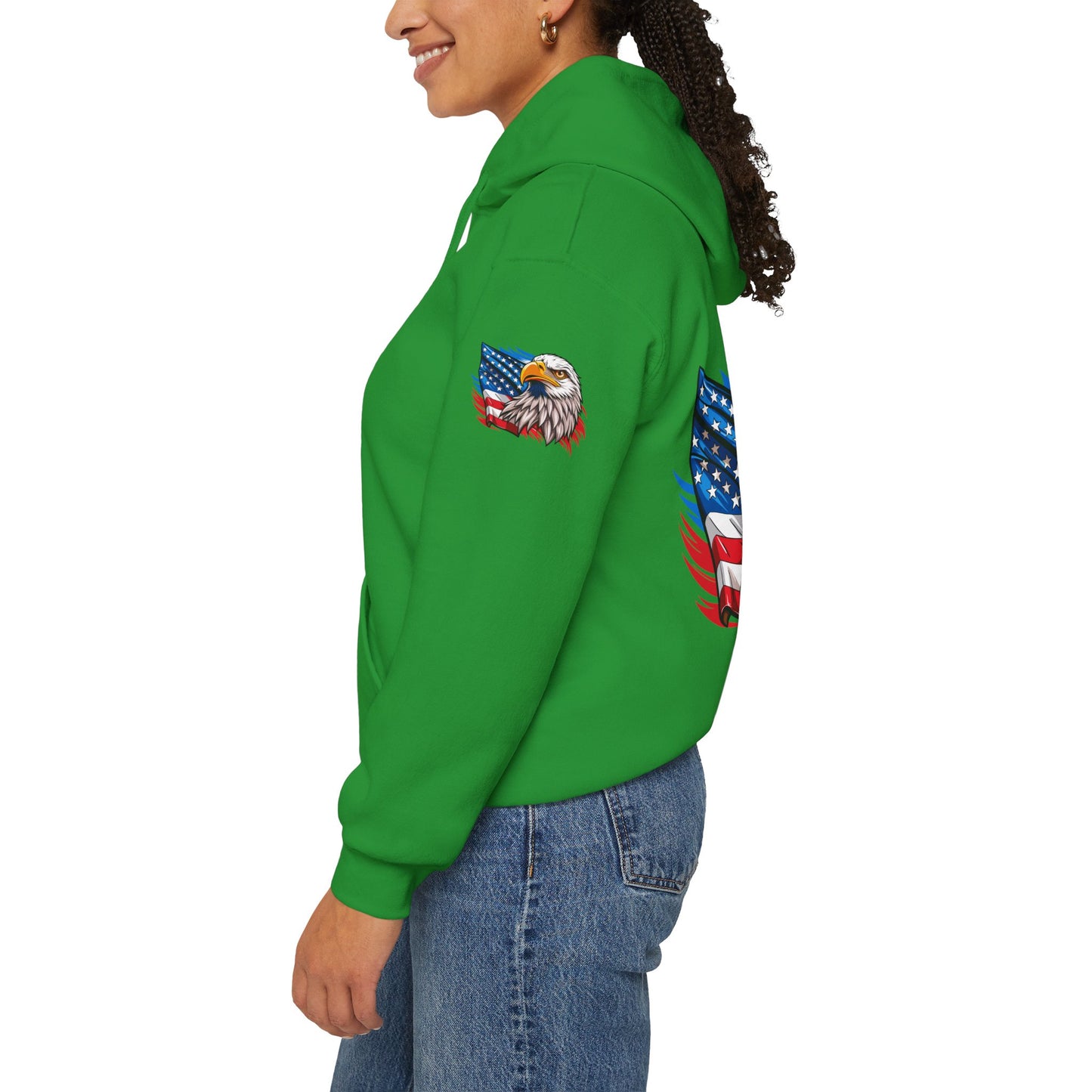 Princess Grace Patriotic Eagle Unisex Heavy Blend Hoodie