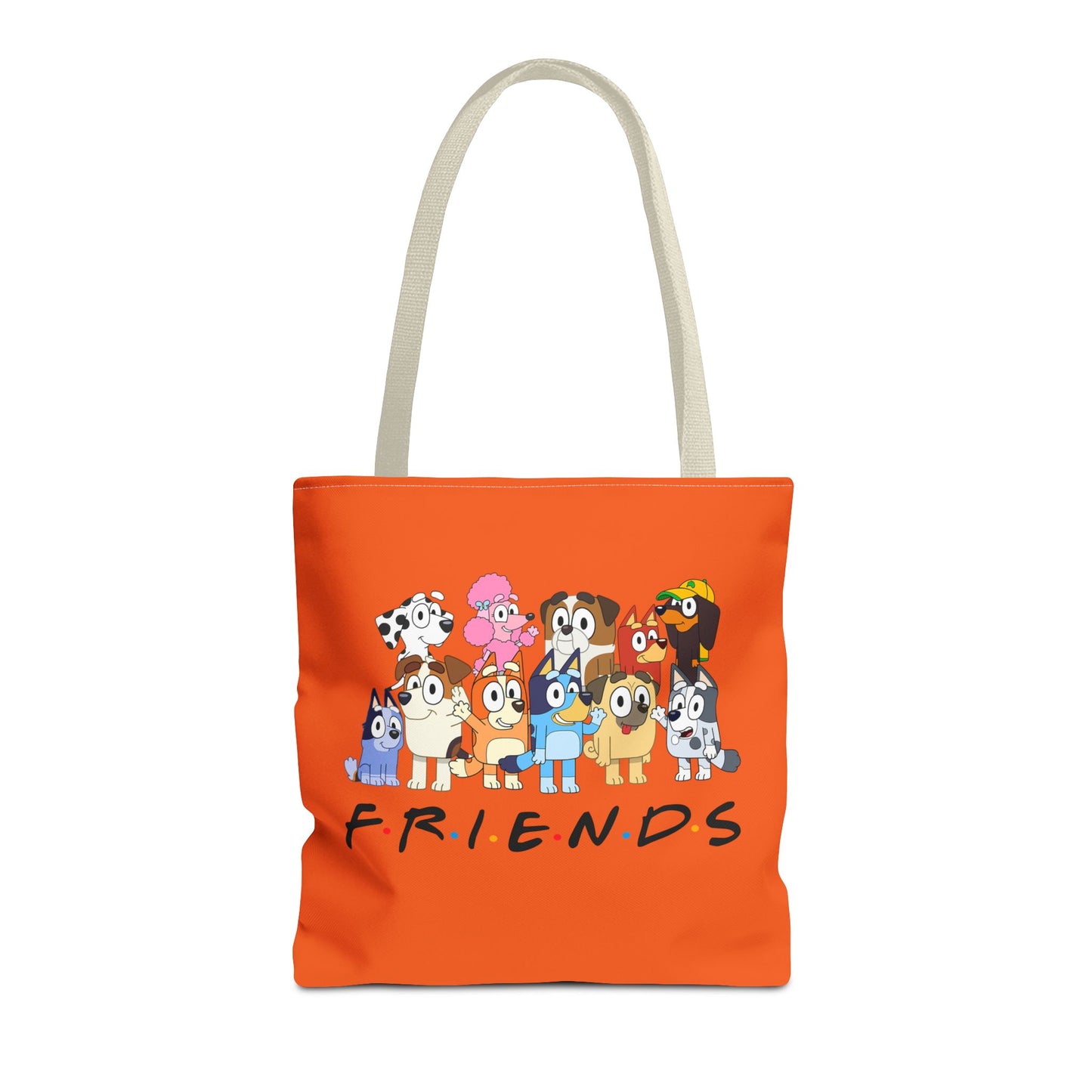 Princess Grace Bluey Playful Friends Tote Bag Perfect for Pet Lovers