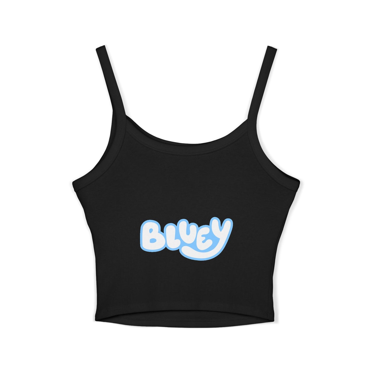 Princess Grace Bluey Spaghetti Strap Tank Top for Women Cute Cartoon Graphic