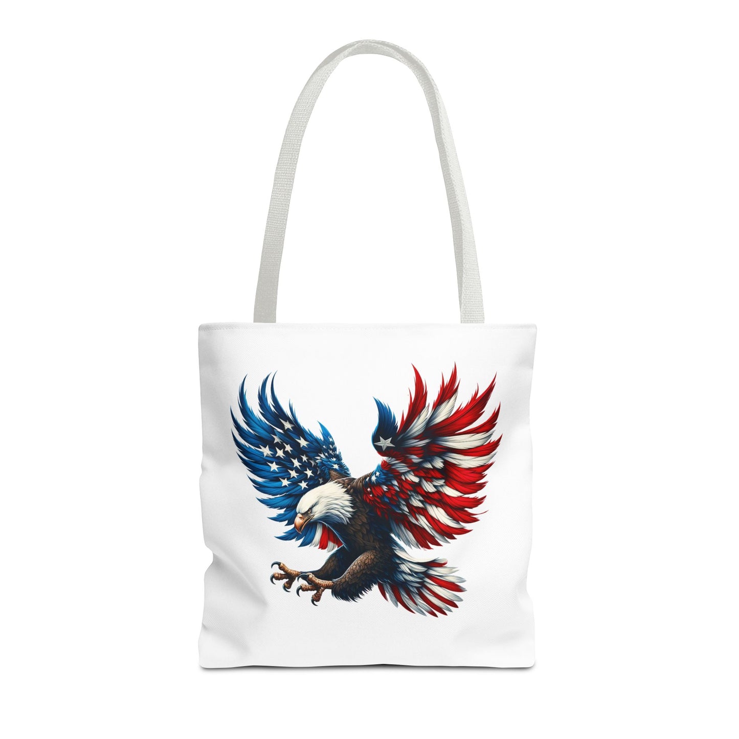 Princess Grace Patriotic American Eagle Tote Bag Bold Freedom Design
