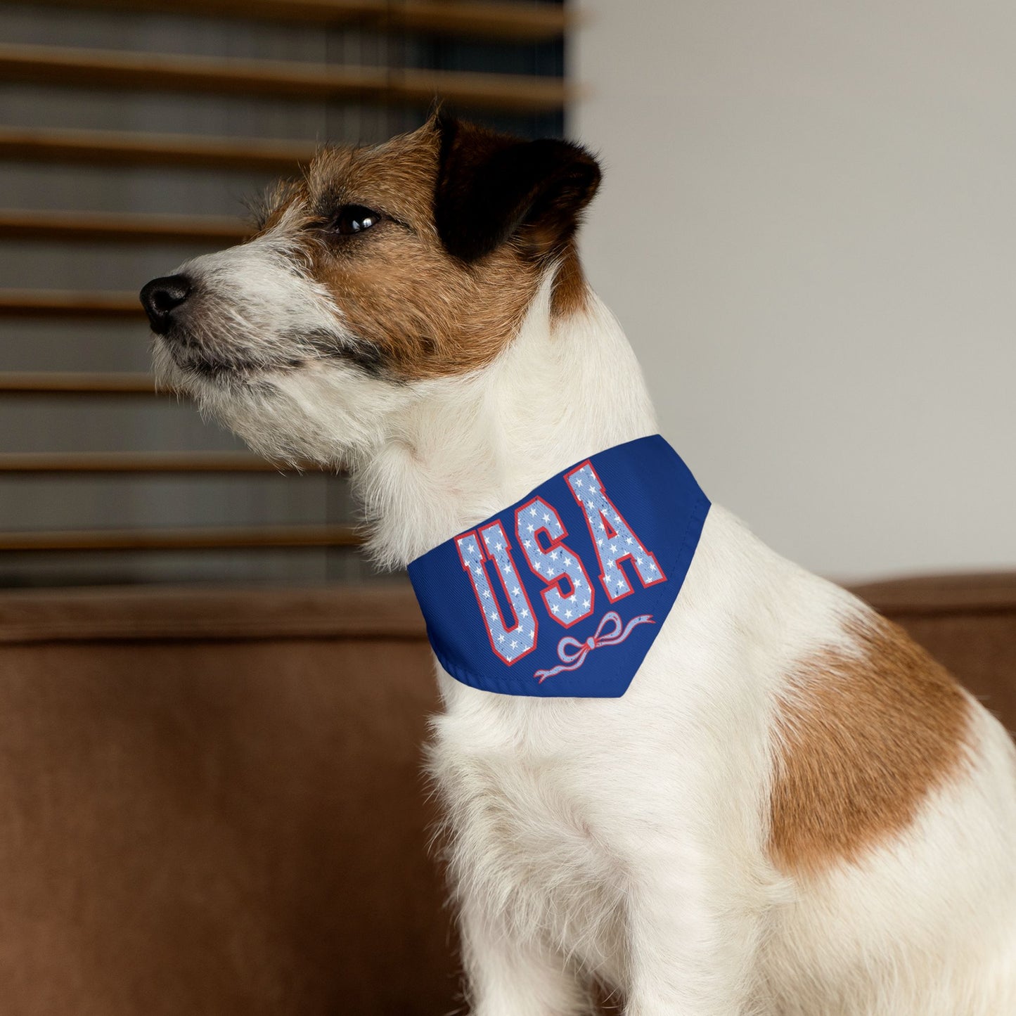 Princess Grace USA Patriotic Pet Bandana Collar for Dogs Perfect for Holidays and Celebrations