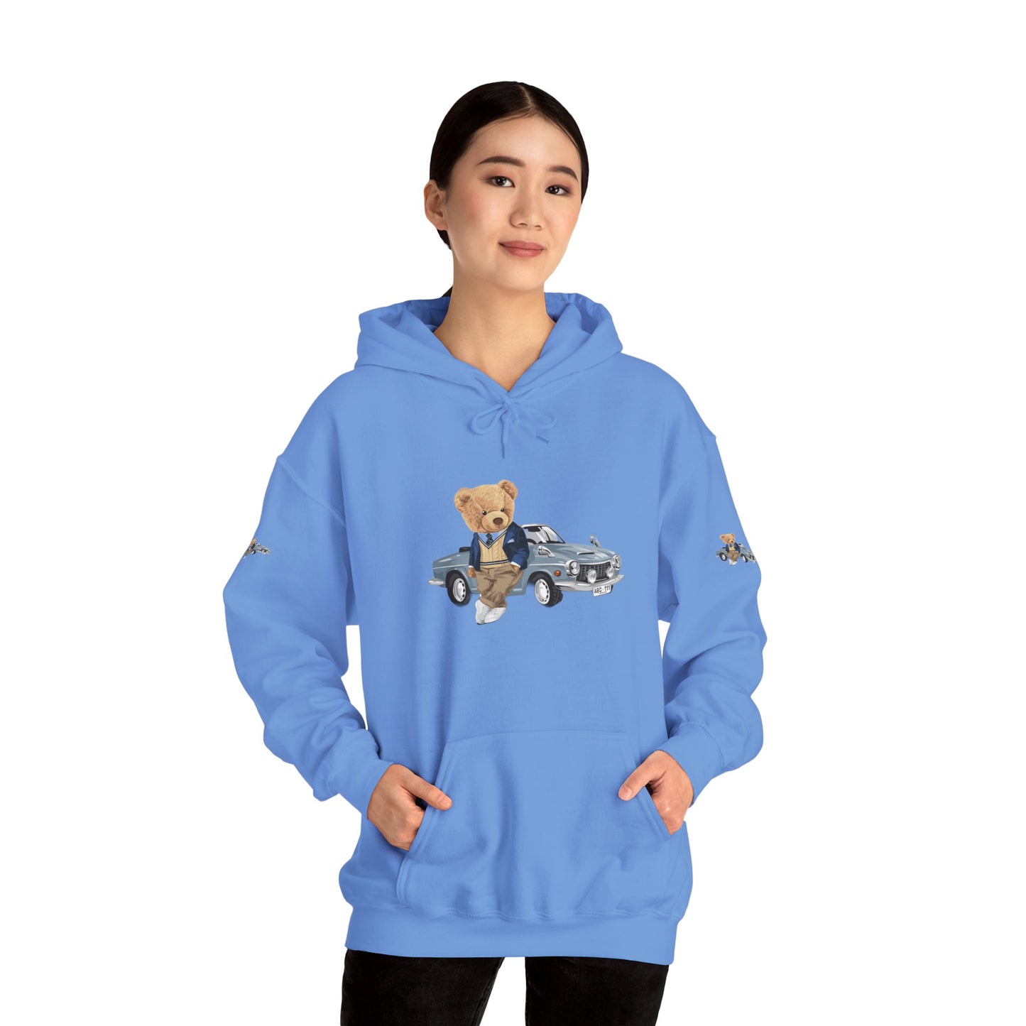 Princess Grace Luxury Bear Hoodie Chic & Cozy Unisex Sweatshirt