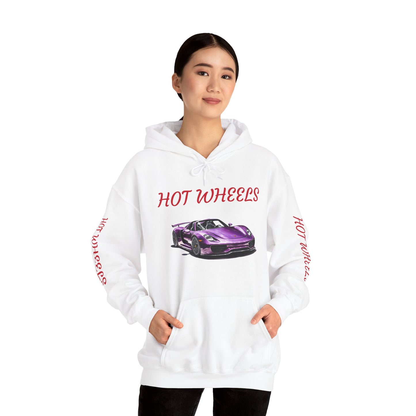 Princess Grace Unisex Heavy Blend Hooded Sweatshirt Hot Wheels Purple Sports Car