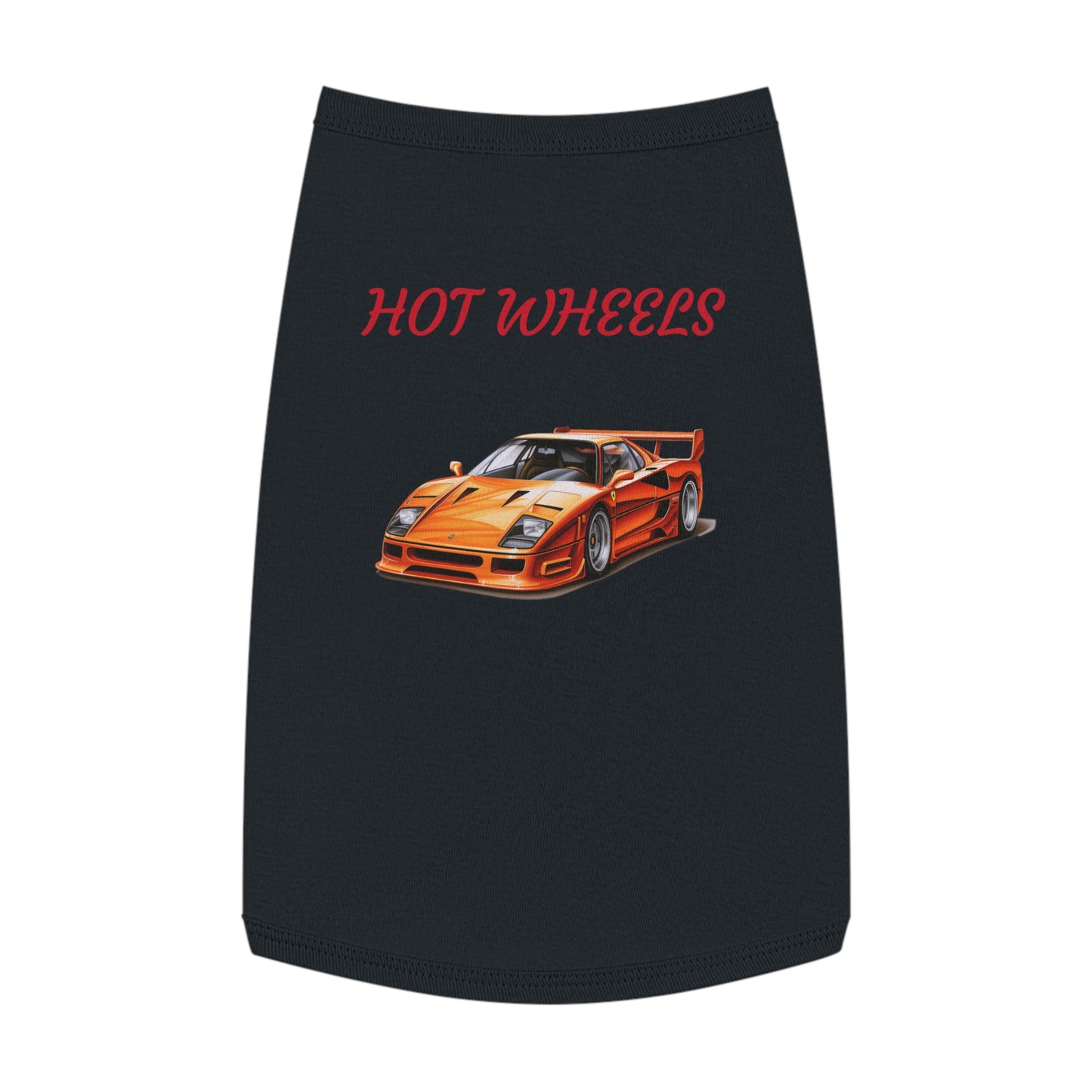 Princess Grace Hot Wheels Cool Car Pet Tank Top Design for Stylish Pets