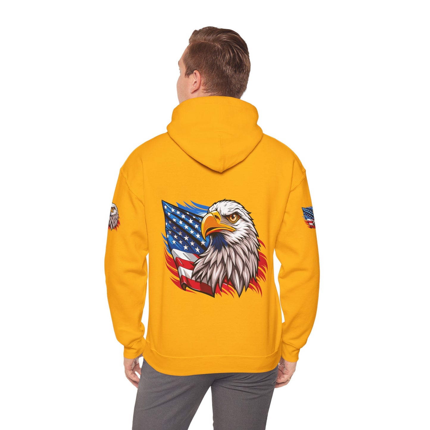 Princess Grace Patriotic Eagle Unisex Heavy Blend Hoodie