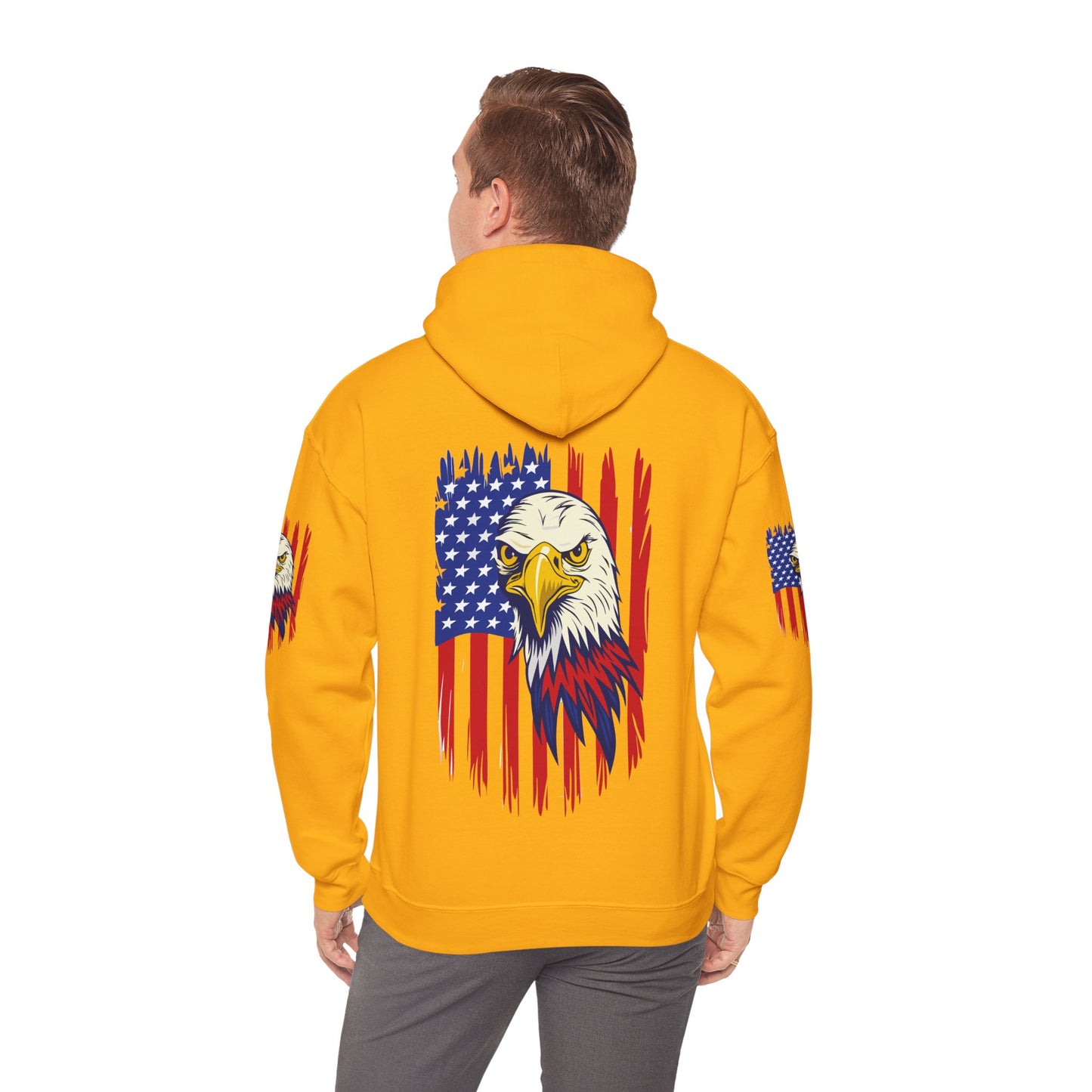 Princess Grace Patriotic Eagle Unisex Heavy Blend Hoodie
