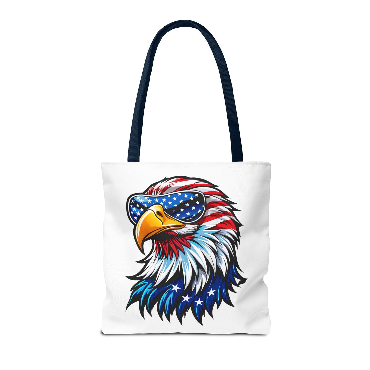 Princess Grace Patriotic Eagle Tote Bag Cool American Eagle Design for Fourth of July & Everyday Use