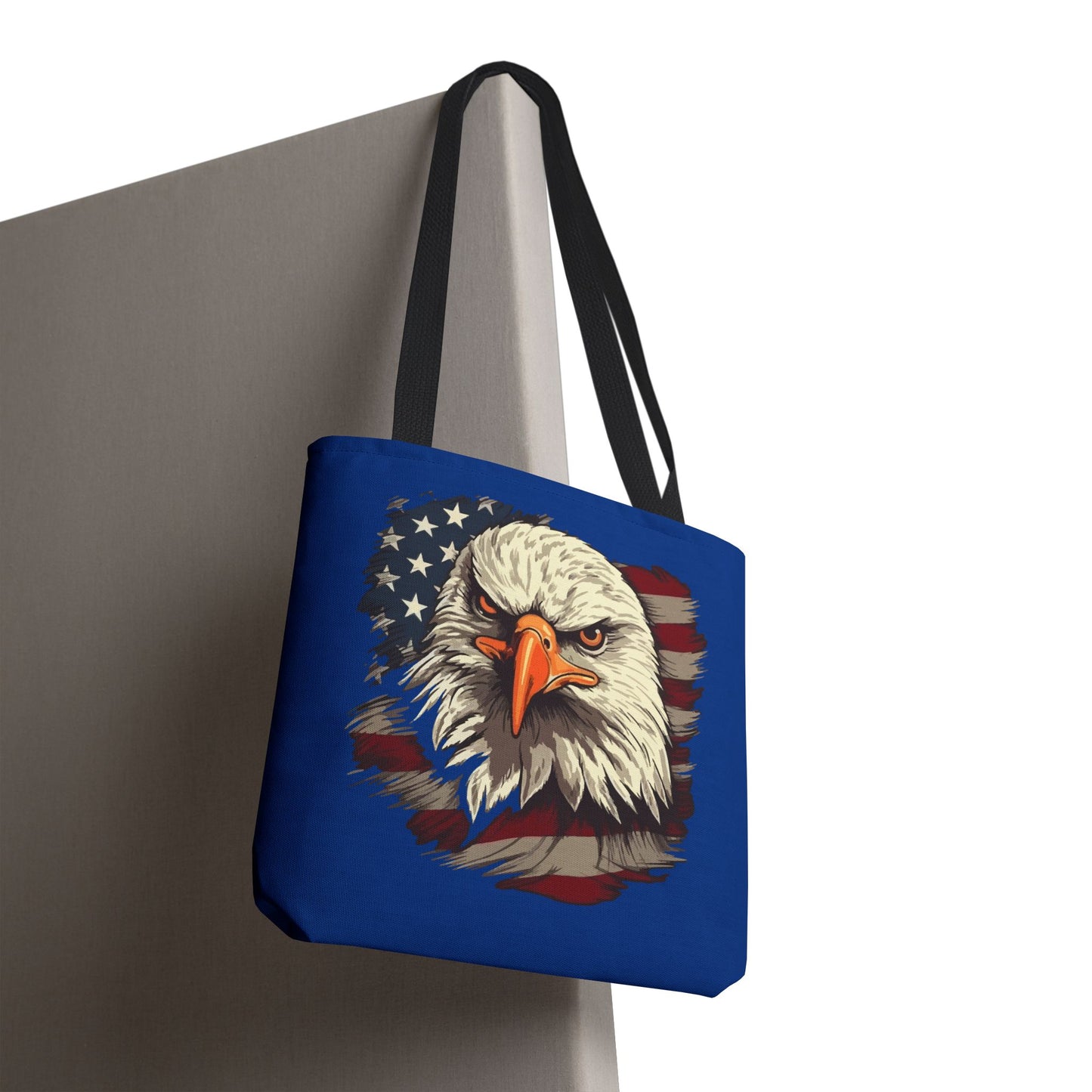 Princess Grace Patriotic Eagle Tote Bag American Flag Design
