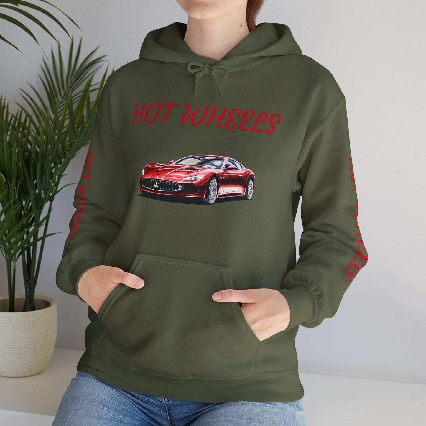 Princess Grace Hot Wheels Unisex Hoodie Perfect for Car Enthusiasts and Casual Wear