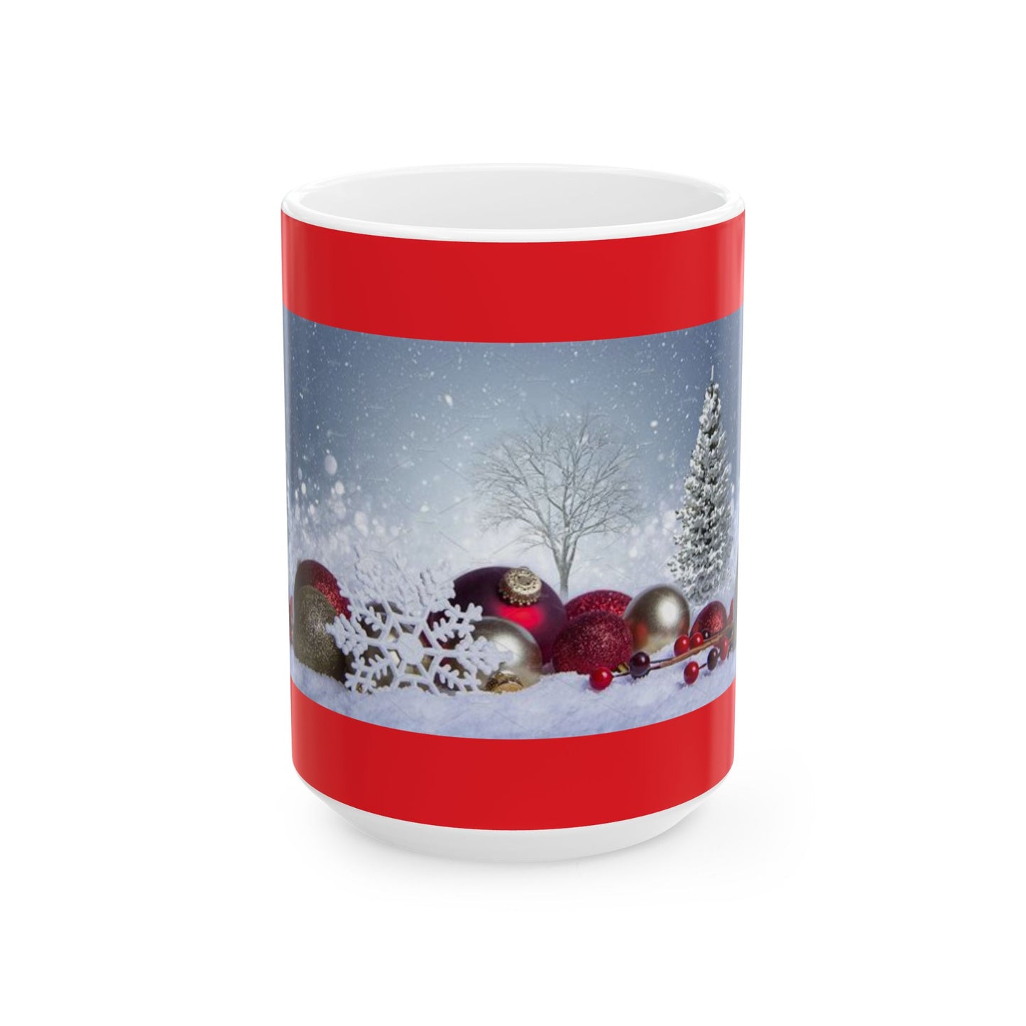 Princess Grace Festive Winter Wonderland Ceramic Mug Perfect Holiday Gift