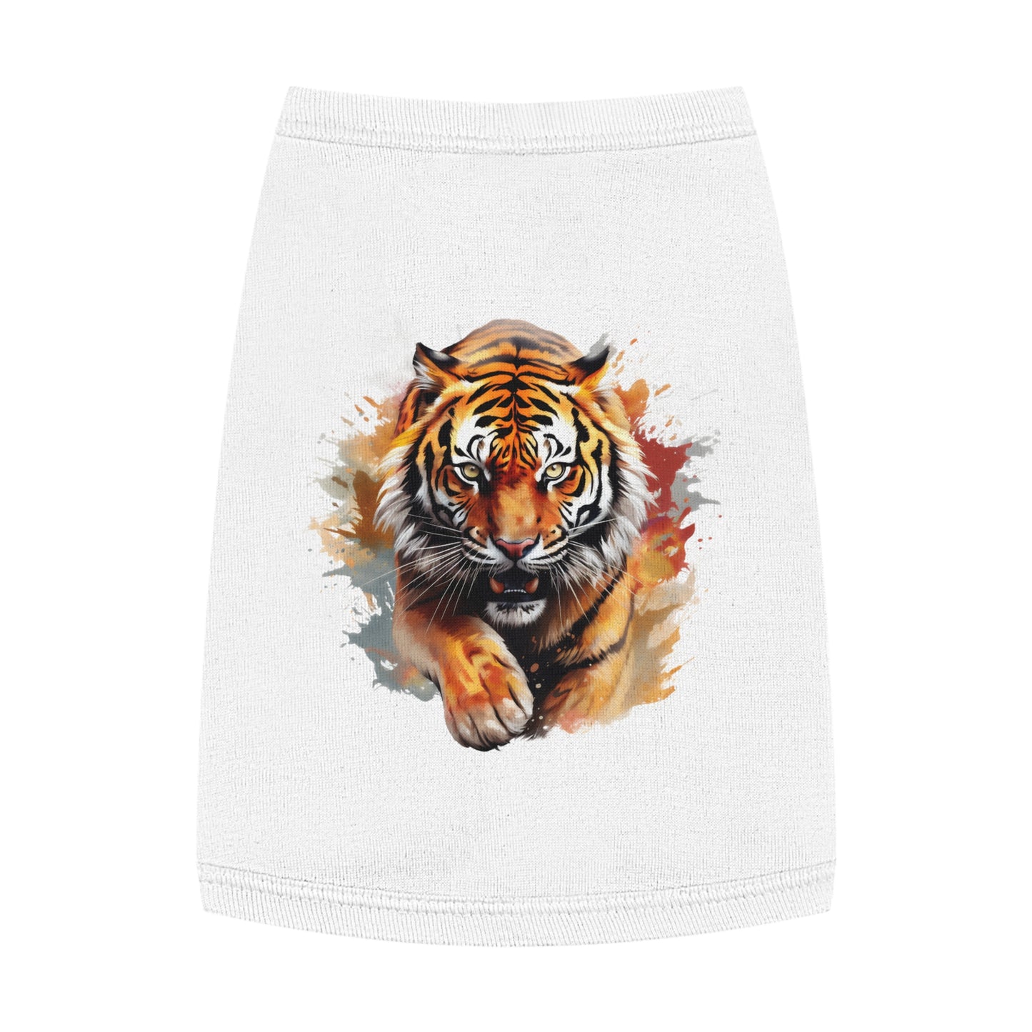 Princess Grace CUTE Wild Tiger Pet Tank Top Stylish Animal Print for Trendy Pets