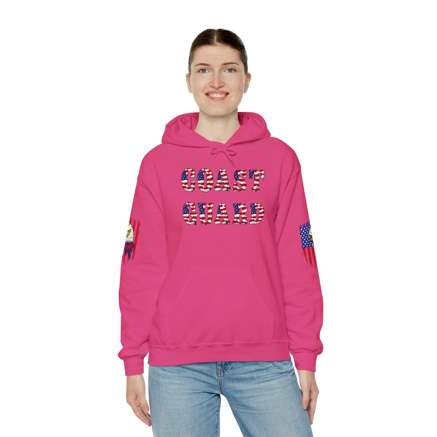 Princess Grace Patriotic Coast Guard Sweatshirt Unisex Heavy Blend Hoodie