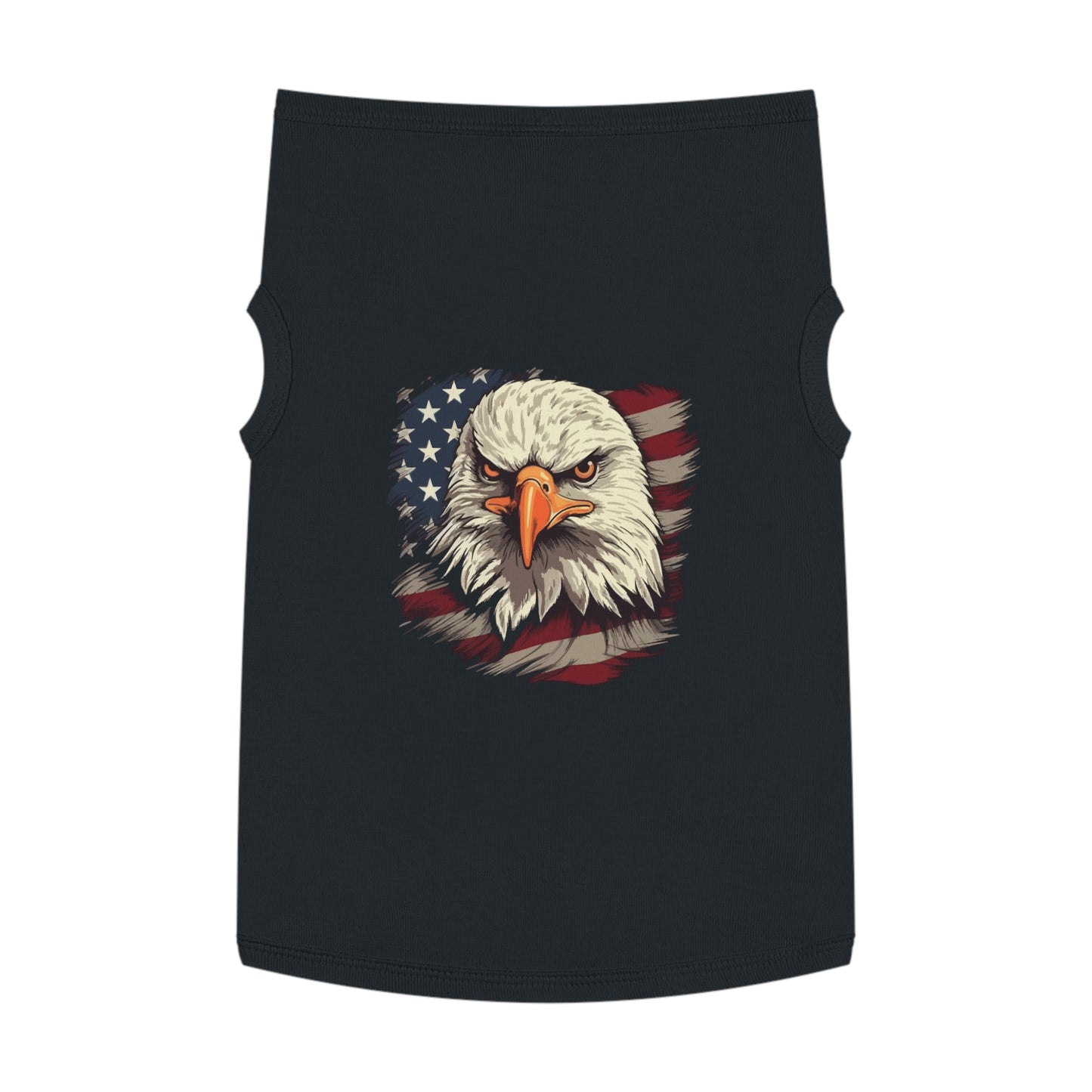 Princess Grace Patriotic Eagle Pet Tank Top USA Flag Design