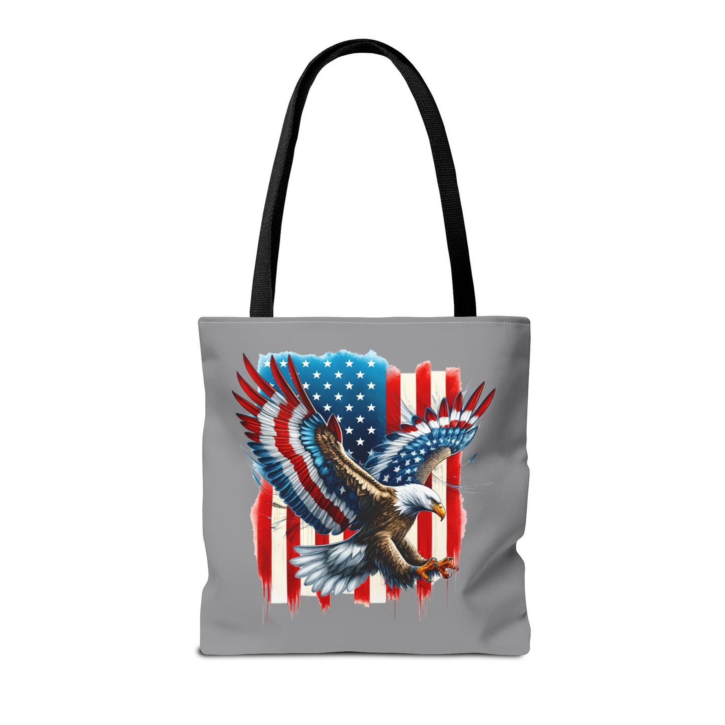 Princess Grace Patriotic Eagle Tote Bag American Flag Design