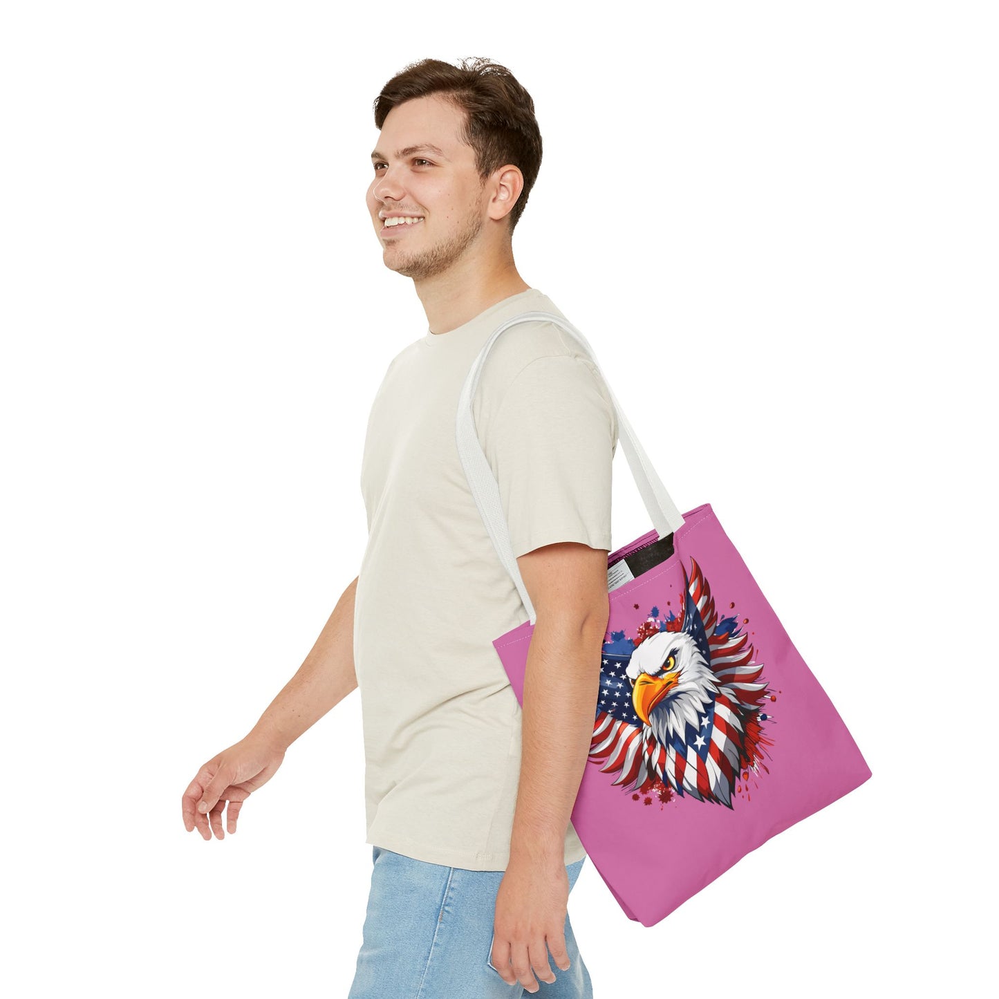 Princess Grace Patriotic Eagle Tote Bag American Spirit Design
