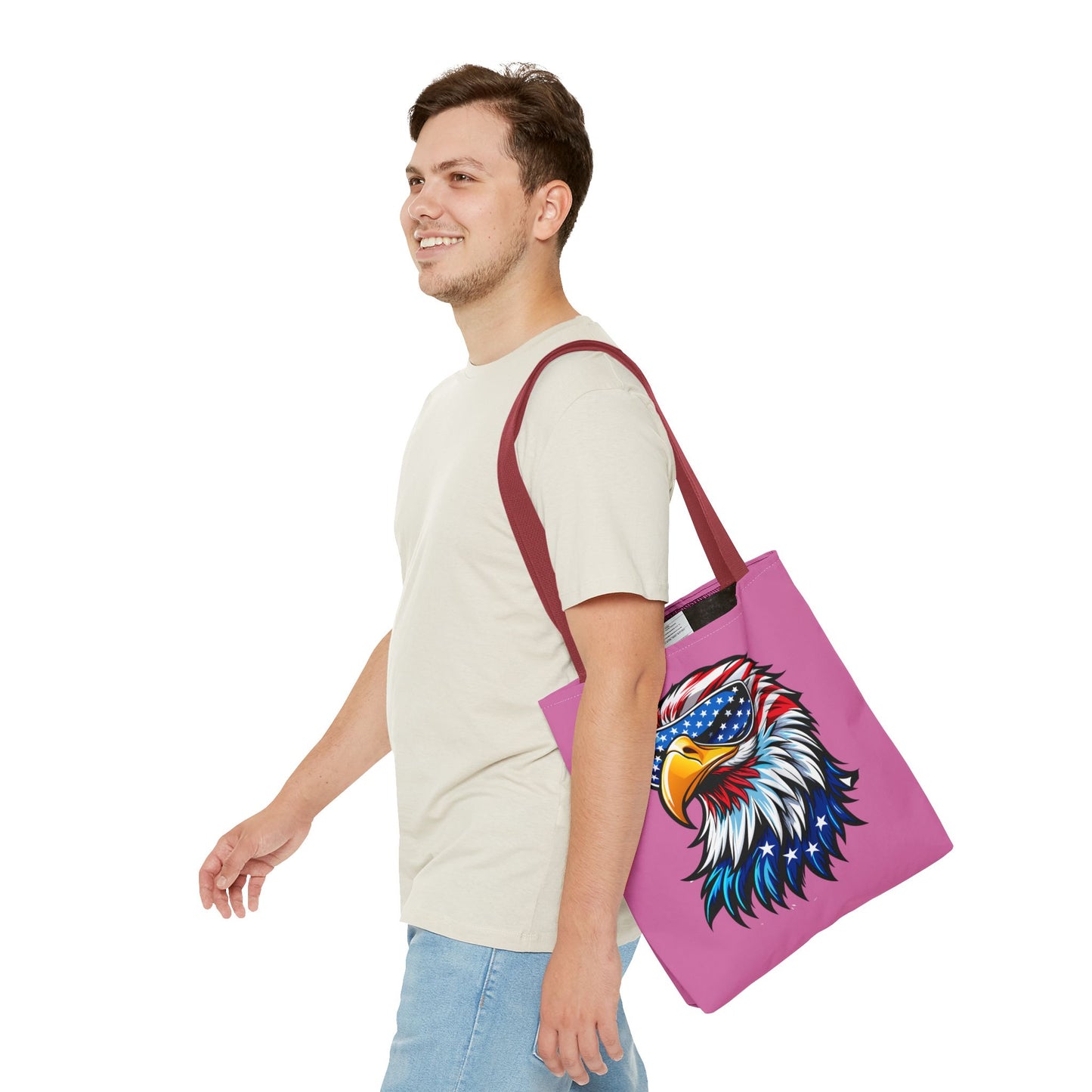 Princess Grace Patriotic Eagle Tote Bag Perfect for July 4th Celebrations