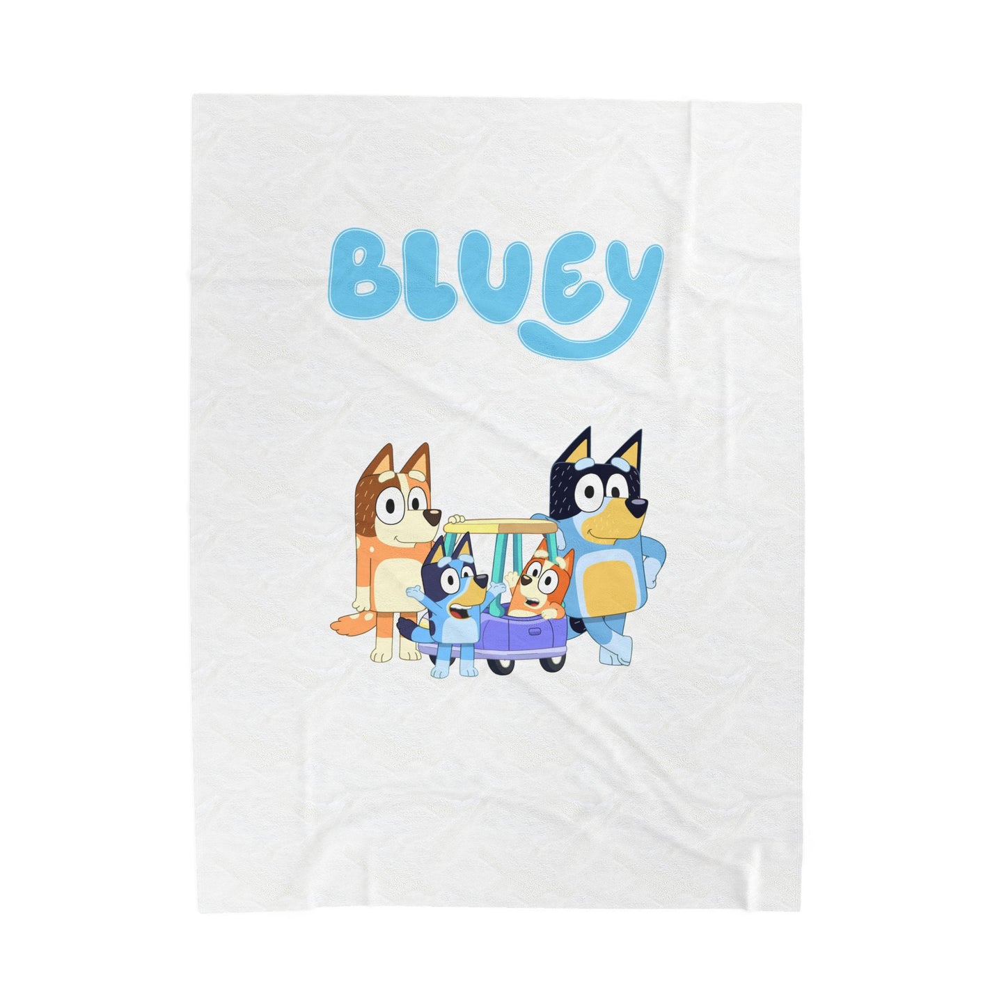 Princess Grace Bluey Family Velveteen Plush Blanket Soft Cozy Blanket for Kids