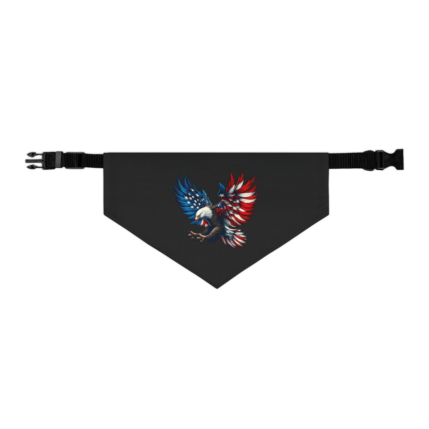 Princess Grace Patriotic Eagle Pet Bandana Collar USA Flag Design for Dogs