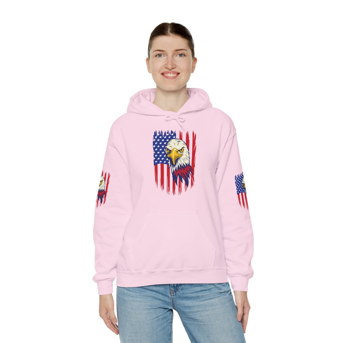 Princess Grace Patriotic Eagle Unisex Heavy Blend Hoodie