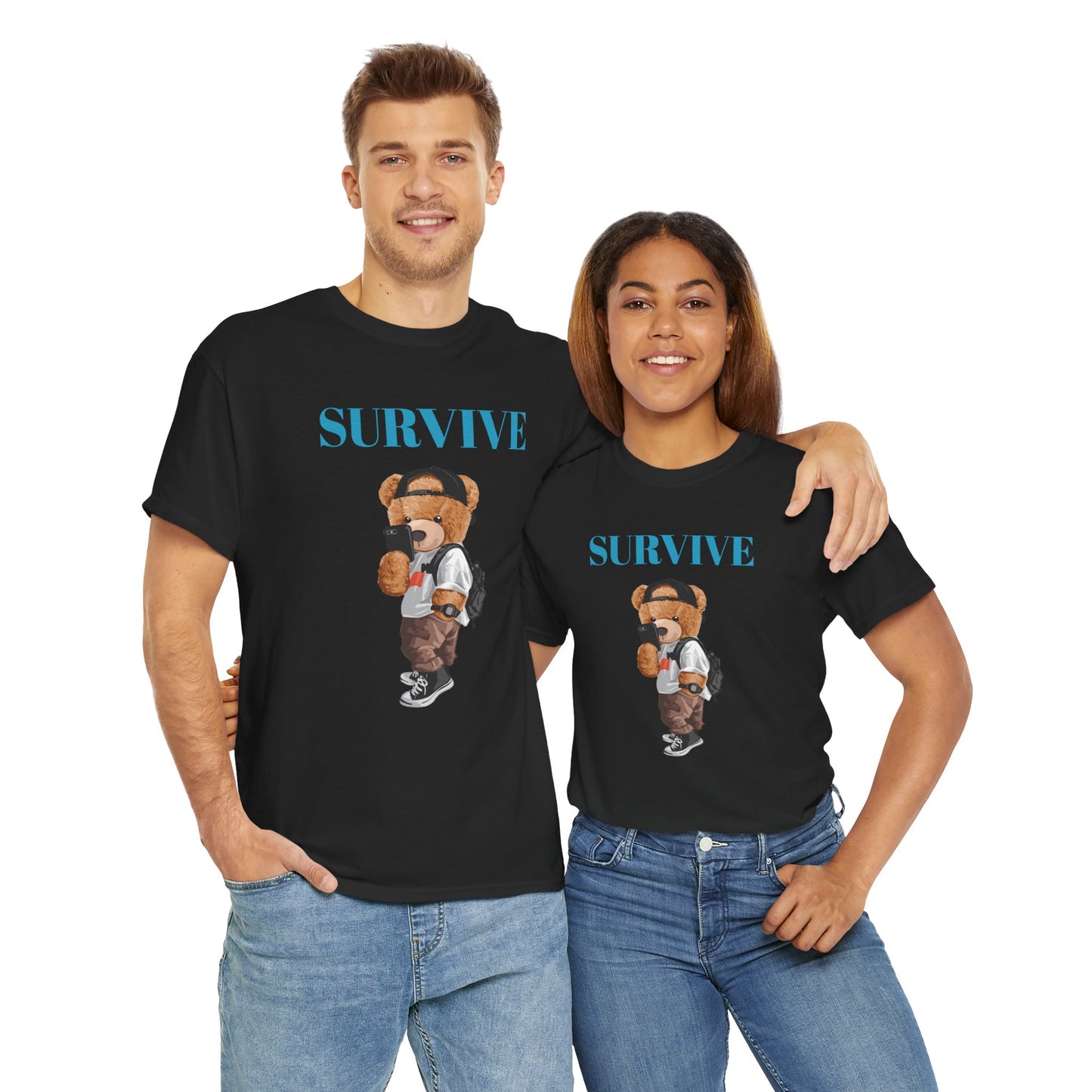 Princess Grace Survive Graphic Unisex Heavy Cotton Tee Stylish Casual Wear