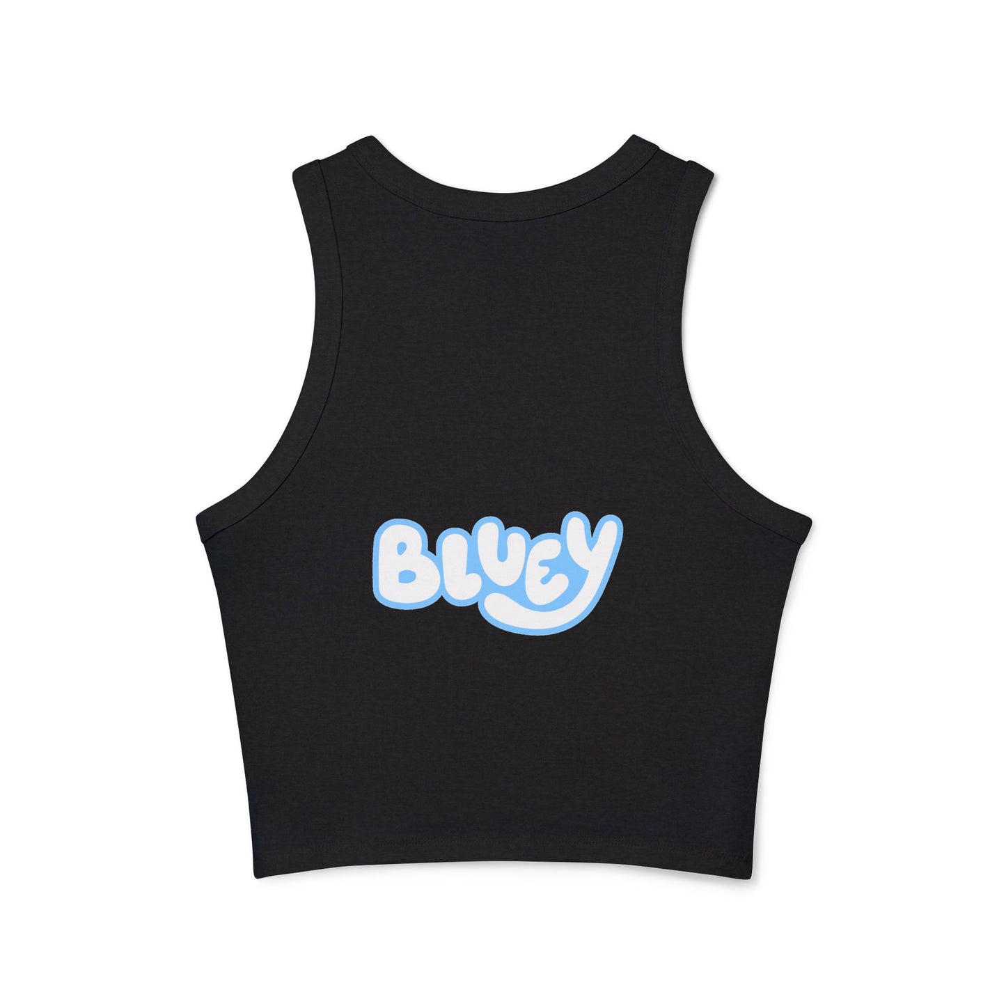 Princess Grace Bluey Women's Micro Rib Racer Tank Top Fun and Stylish for Casual Days